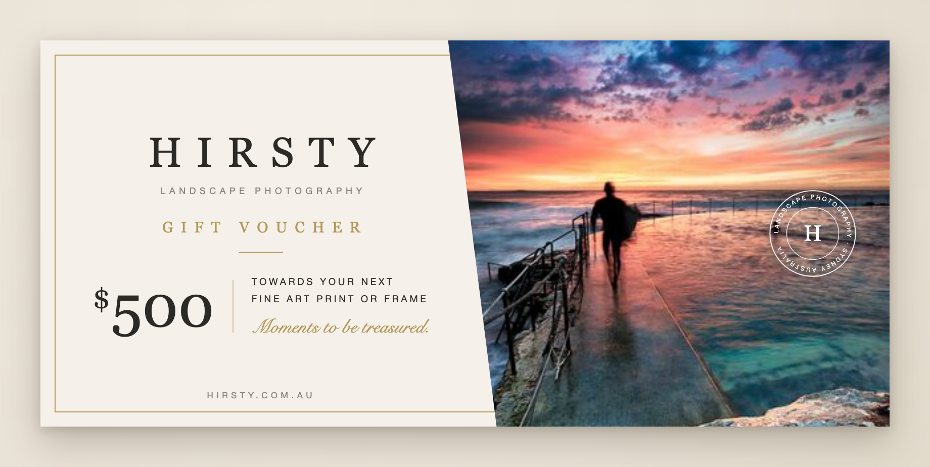 Hirsty gift voucher $500