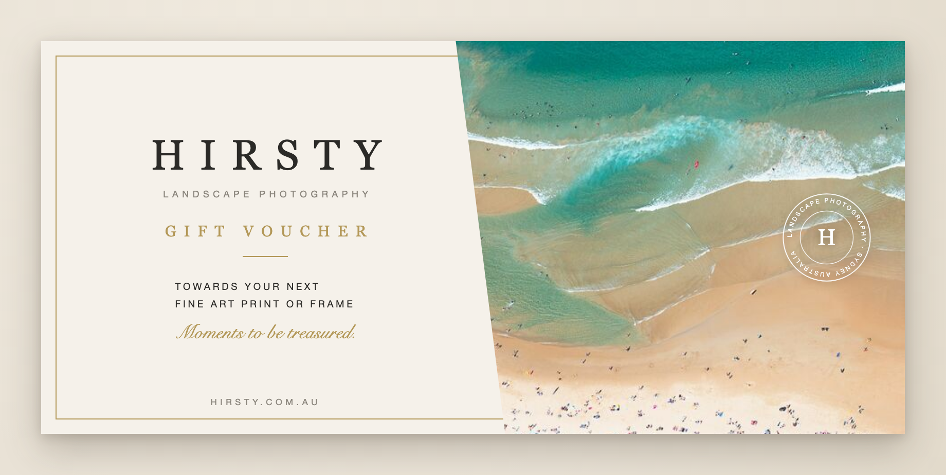 Hirsty gift voucher, choose your value