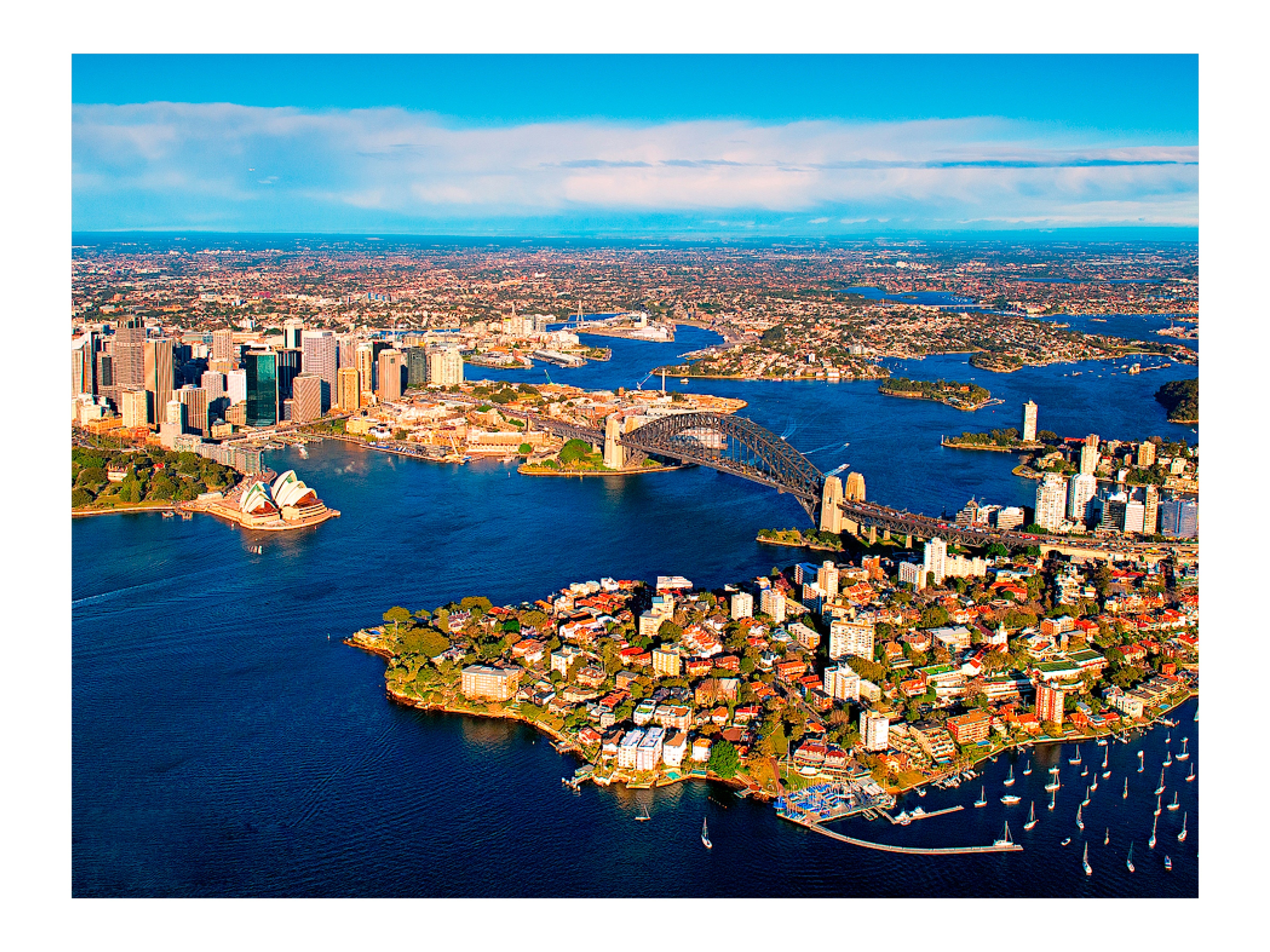 Harbour City, Sydney Harbour print