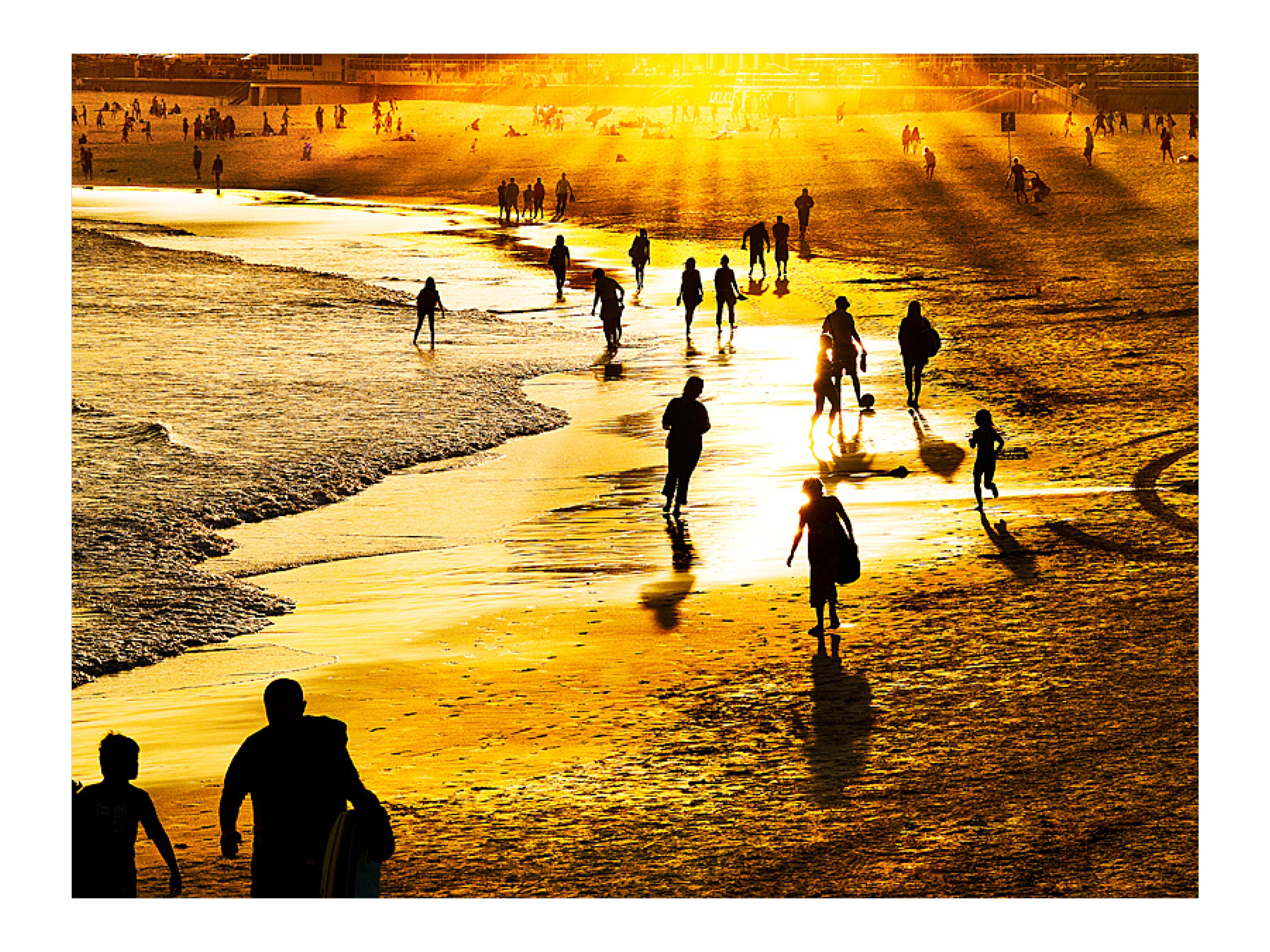 Last Light, Bondi Beach print