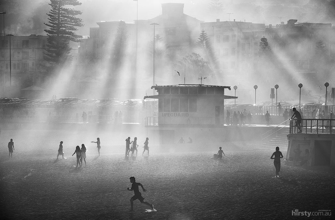 Light Shower, Bondi Beach print