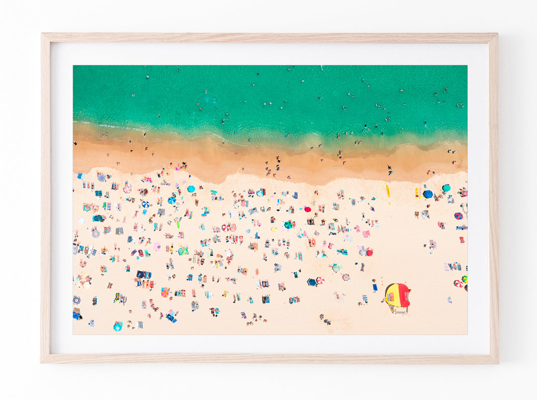 Looking Down, Bondi Beach print