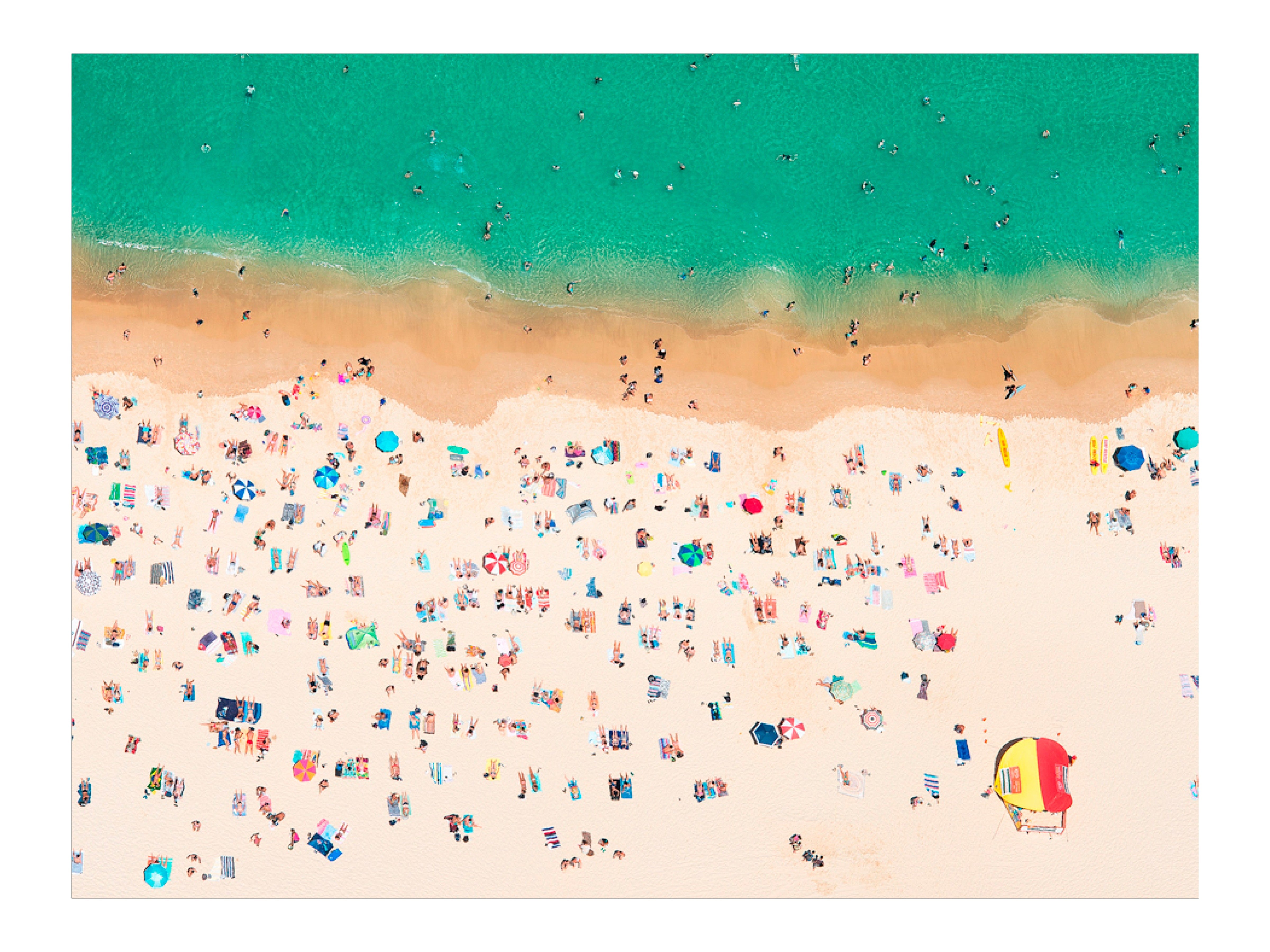 Looking Down, Bondi Beach print