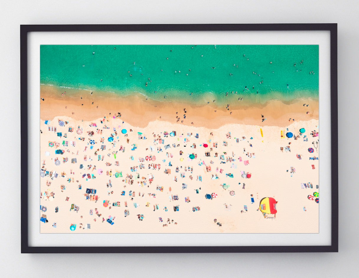 Looking Down, Bondi Beach print