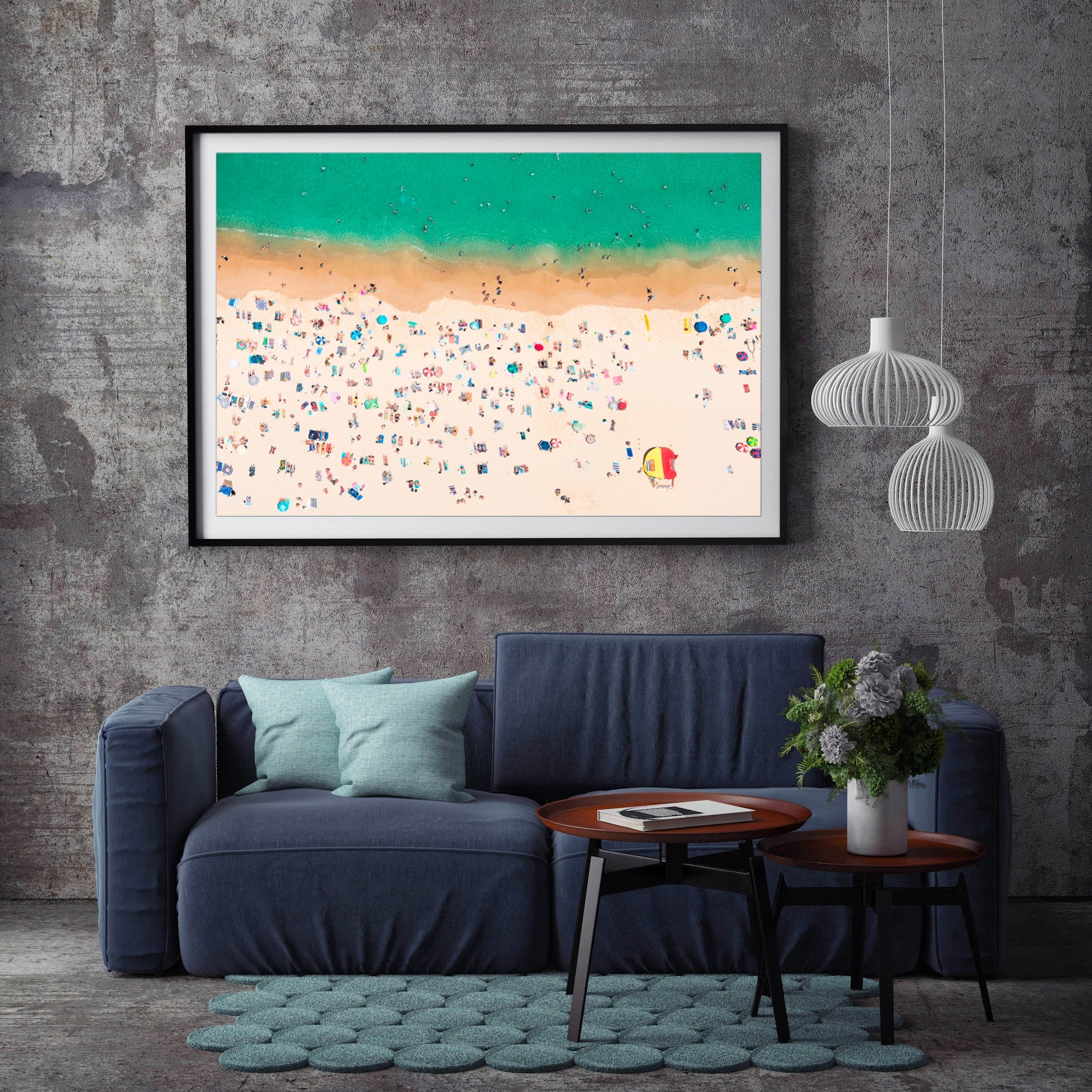 Looking Down, Bondi Beach print