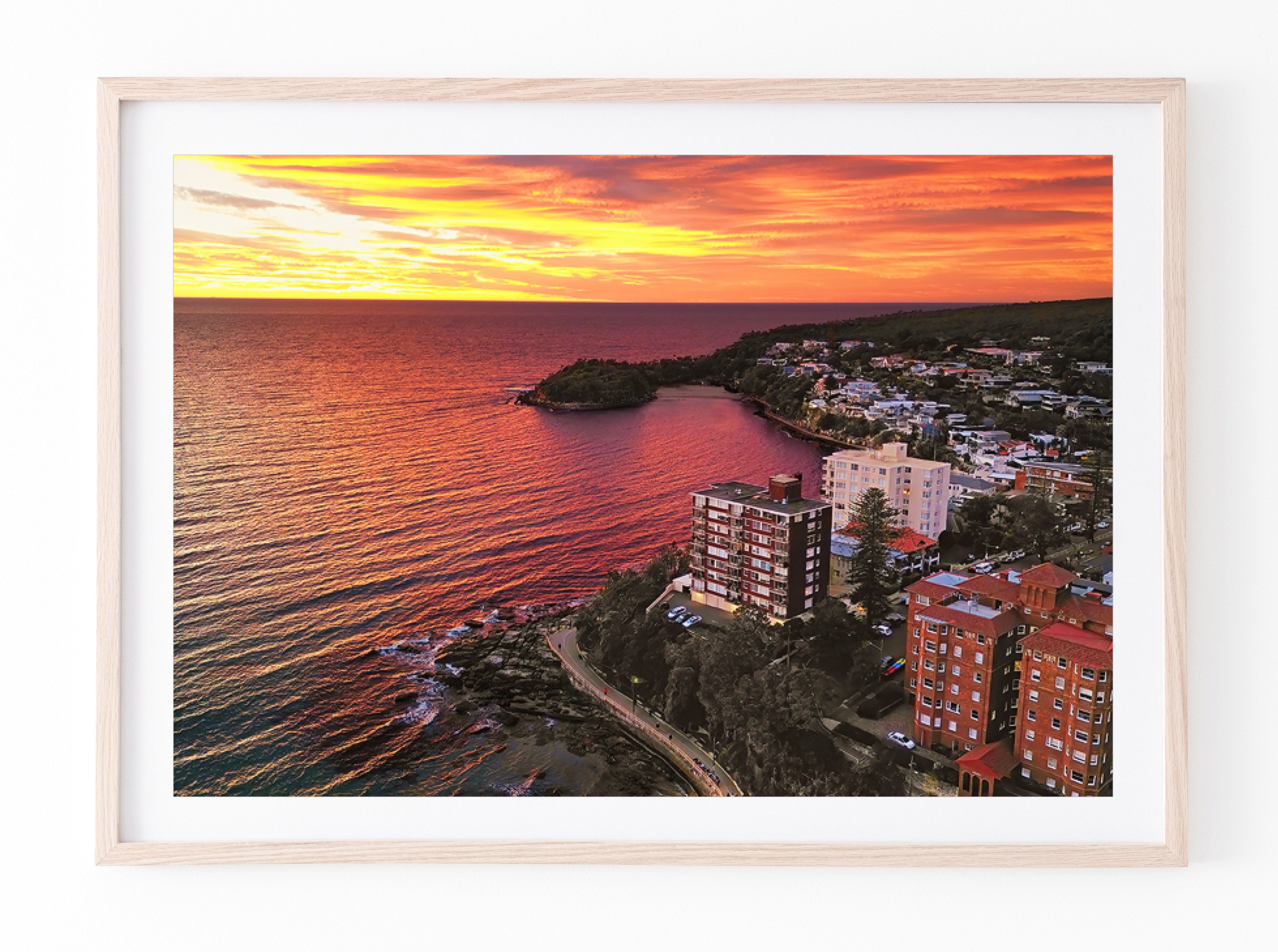Manly Mornings, Manly print