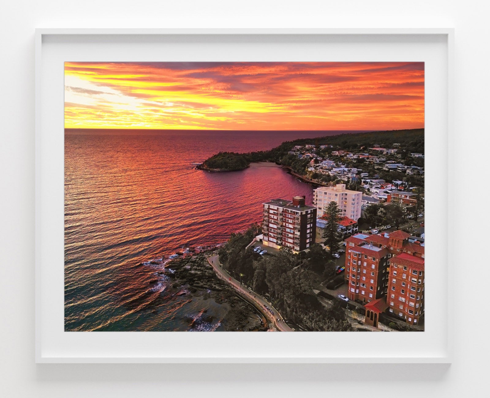 Manly Mornings, Manly print