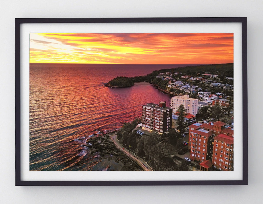 Manly Mornings, Manly print