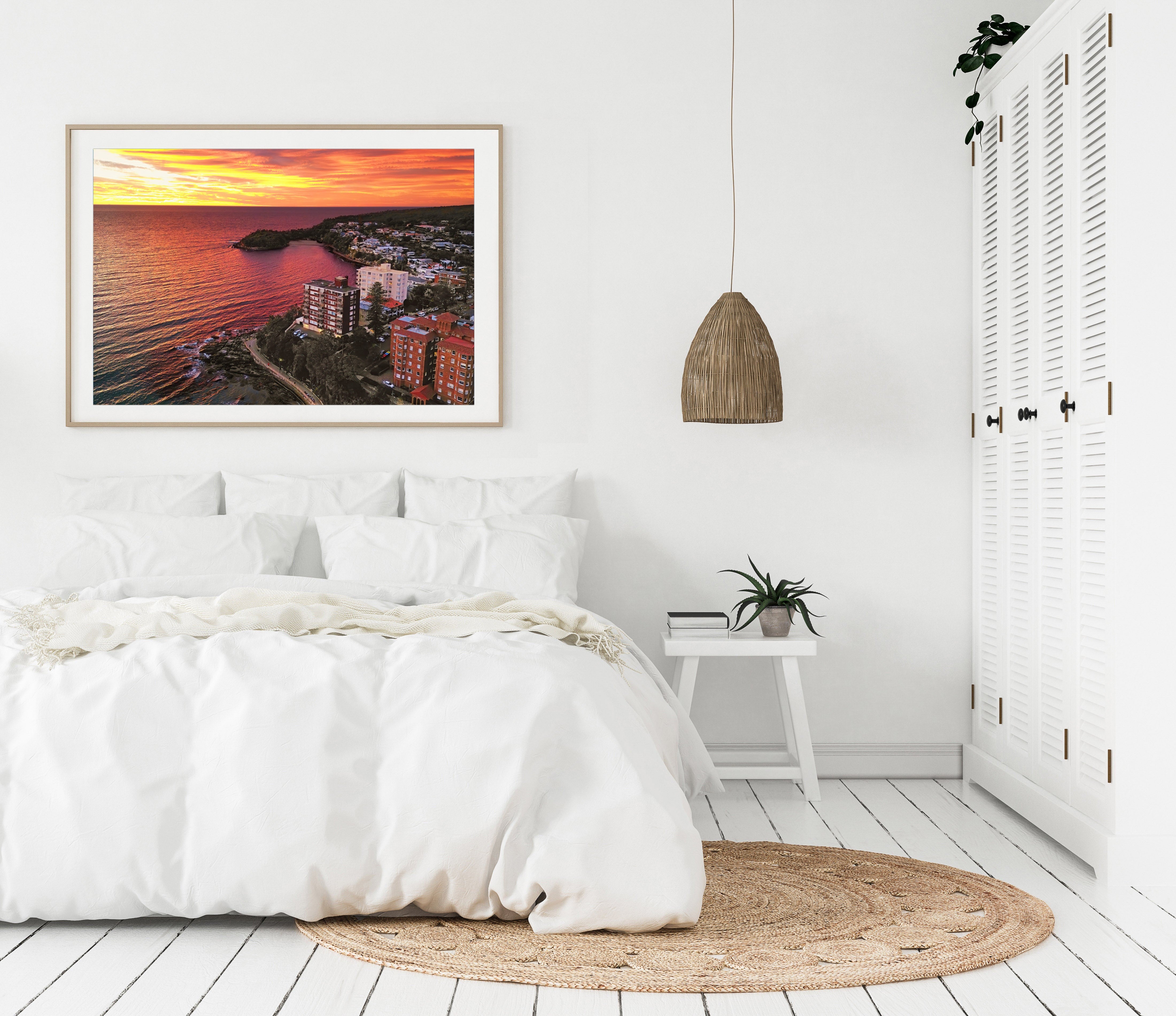 Manly Mornings, Manly print
