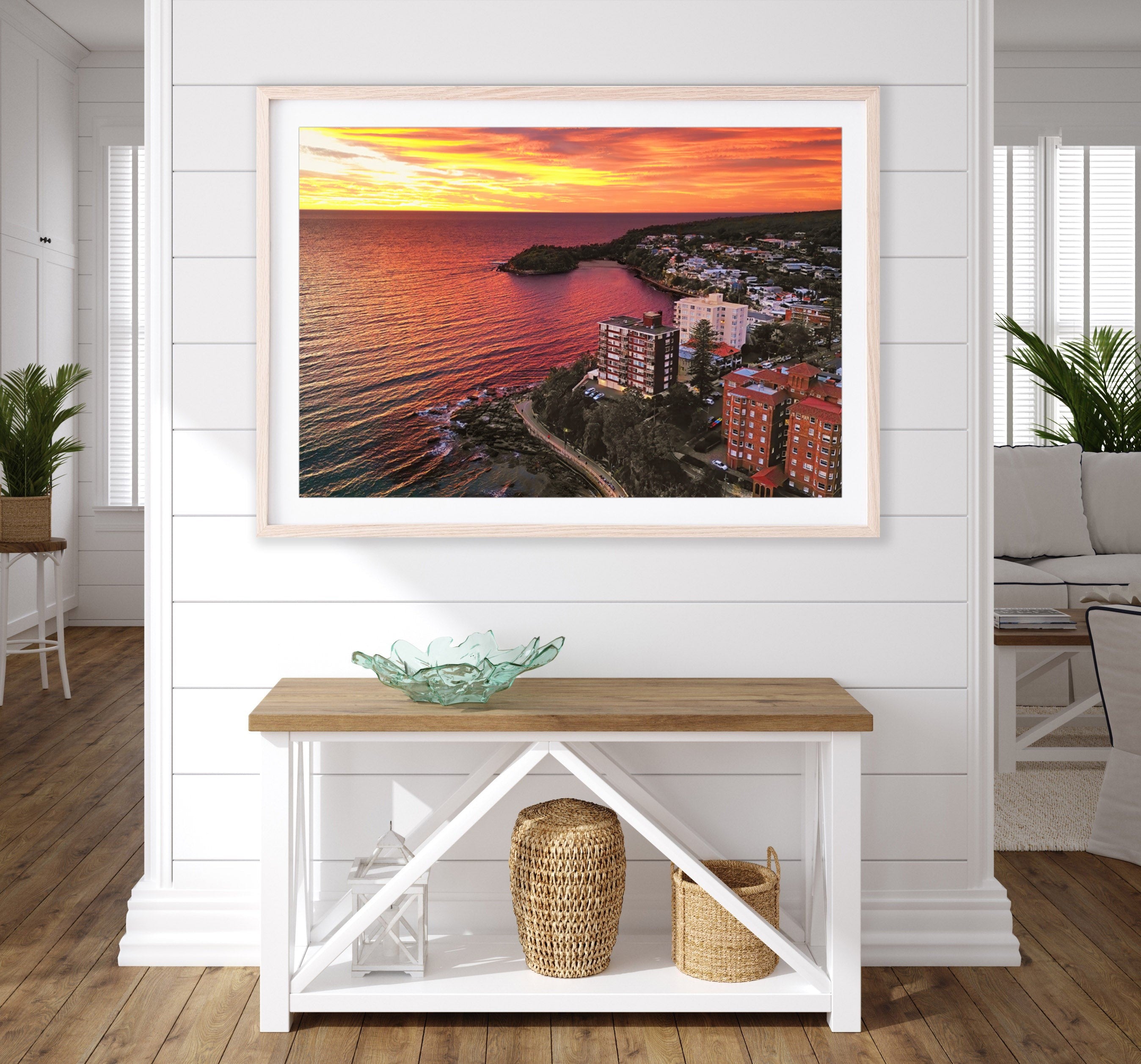 Manly Mornings, Manly print