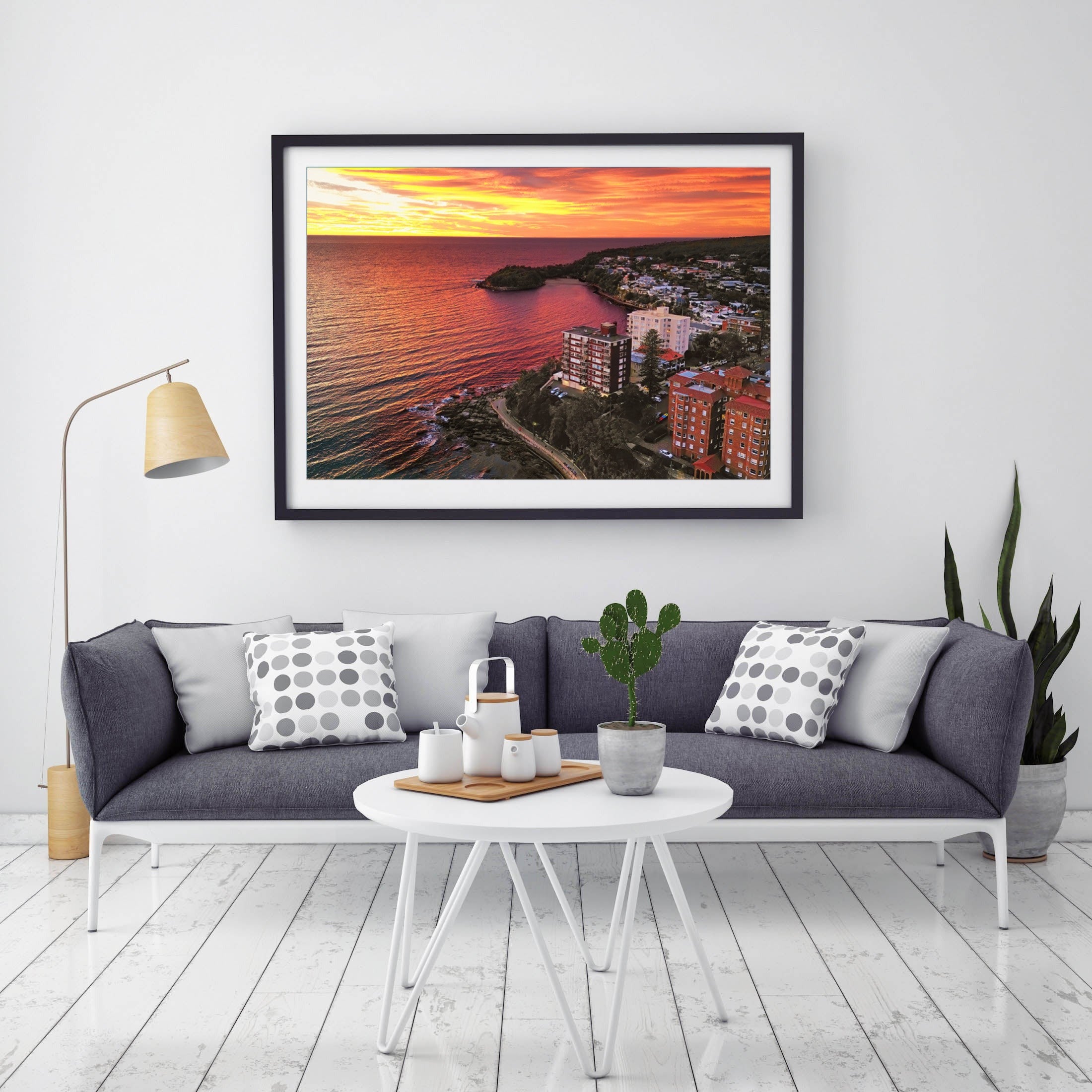 Manly Mornings, Manly print