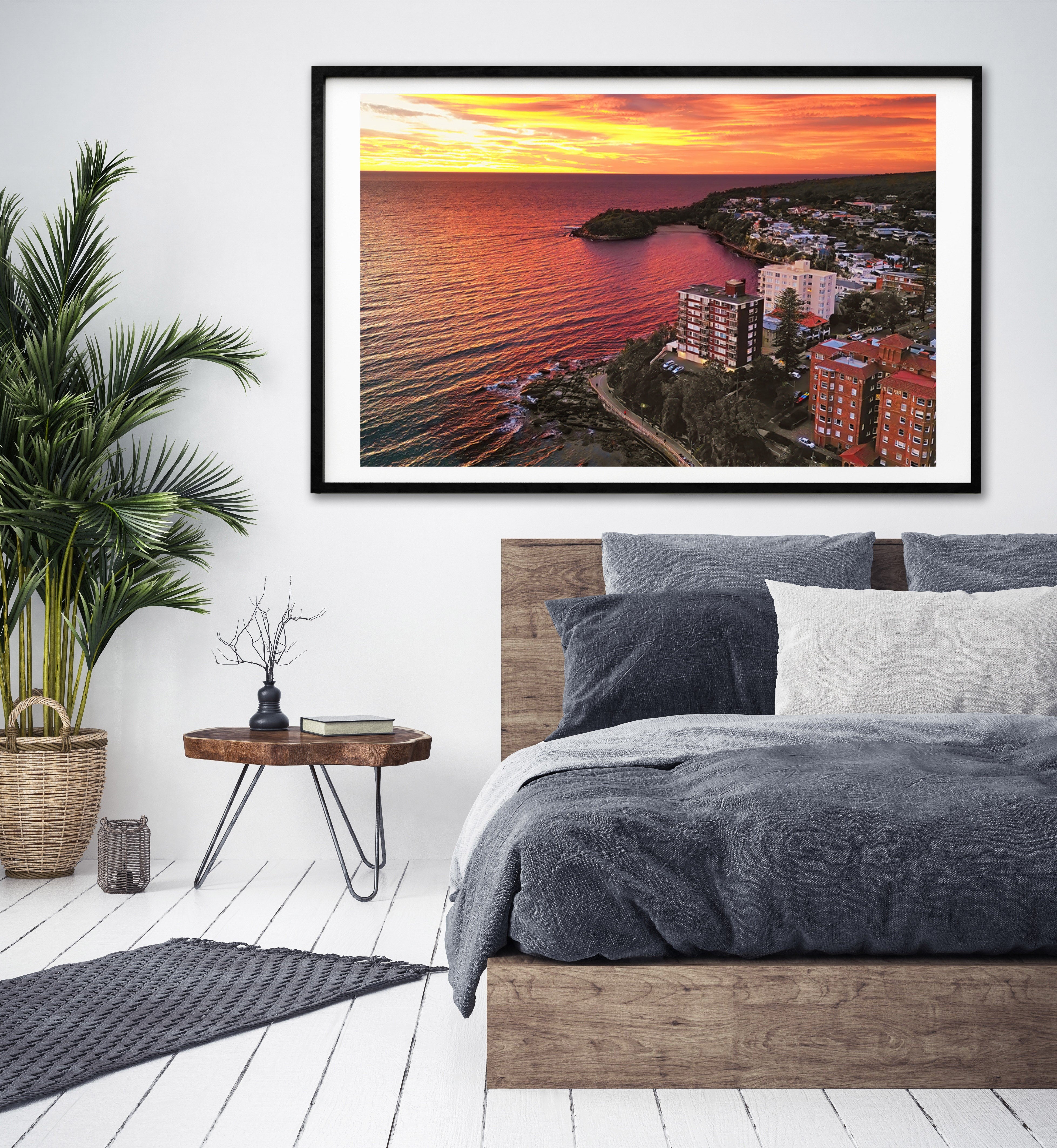 Manly Mornings, Manly print