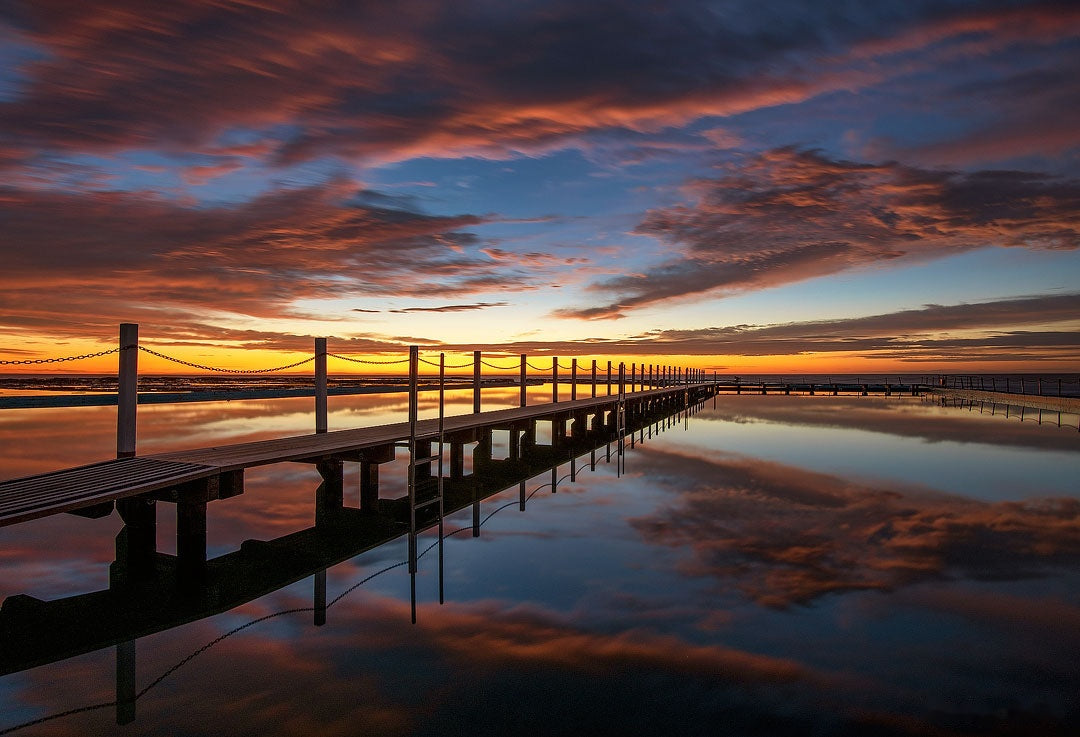 Mirror, Narrabeen Rock Pool print