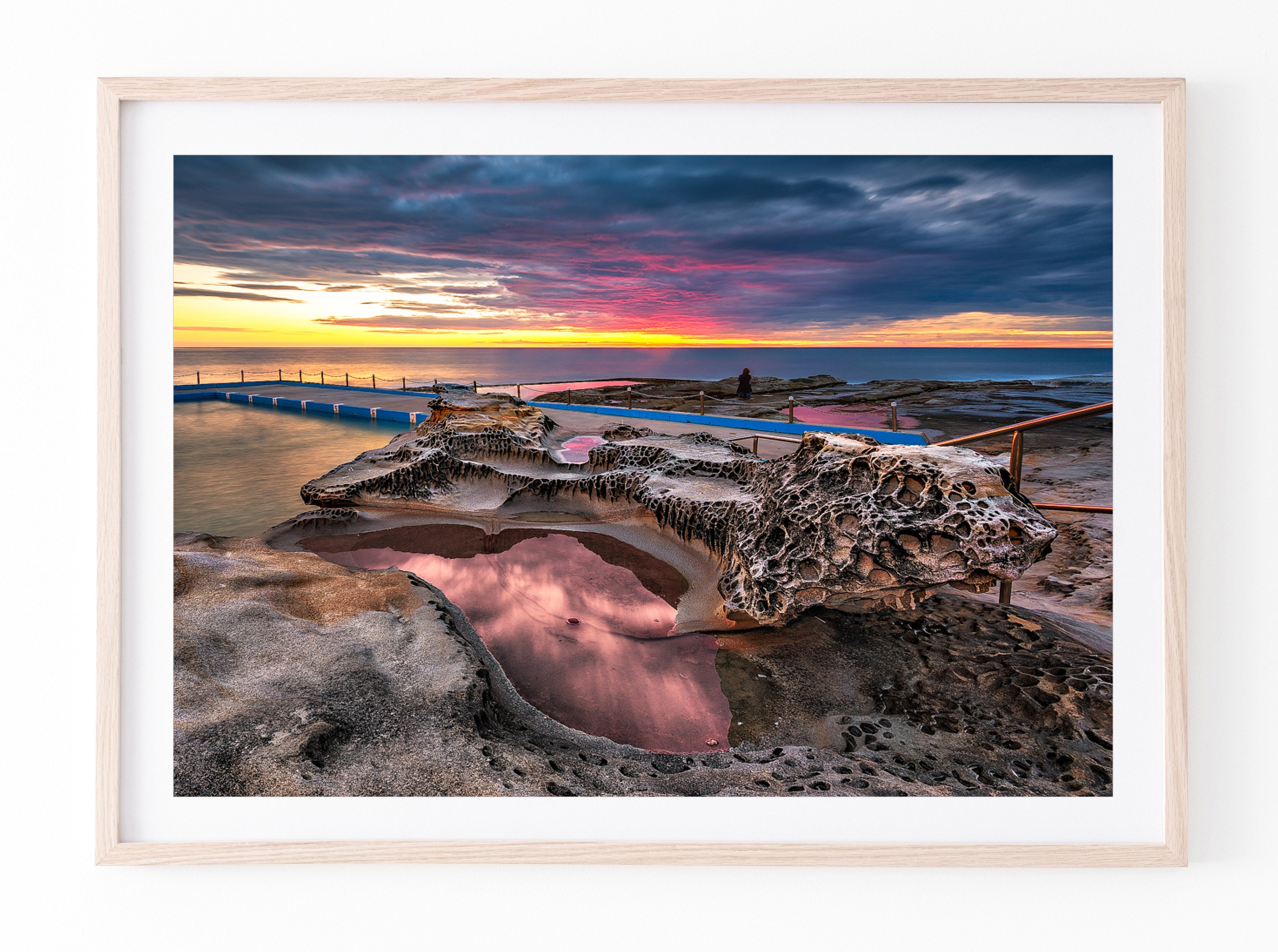Moonscape, Dee Why Rock Pool print