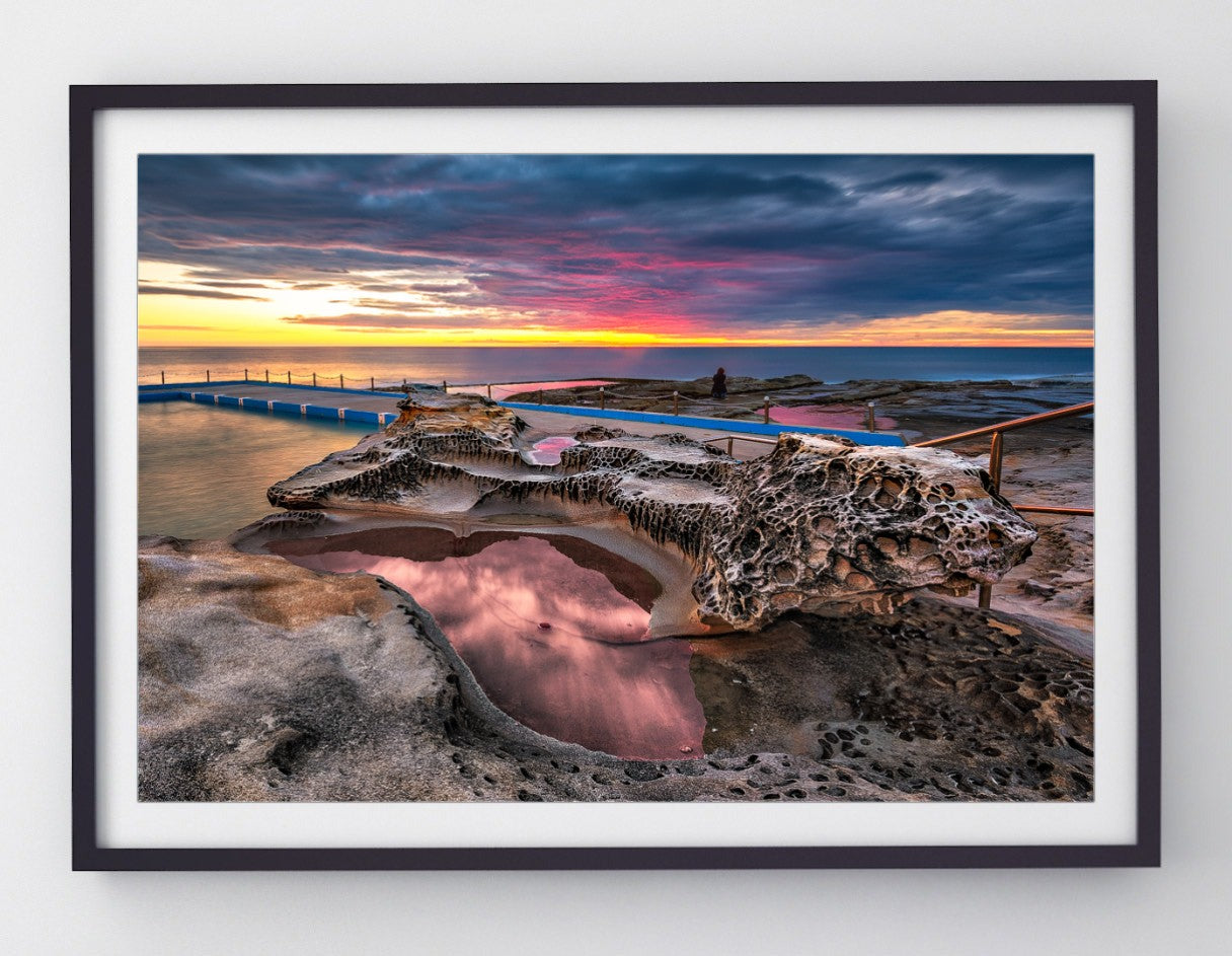 Moonscape, Dee Why Rock Pool print