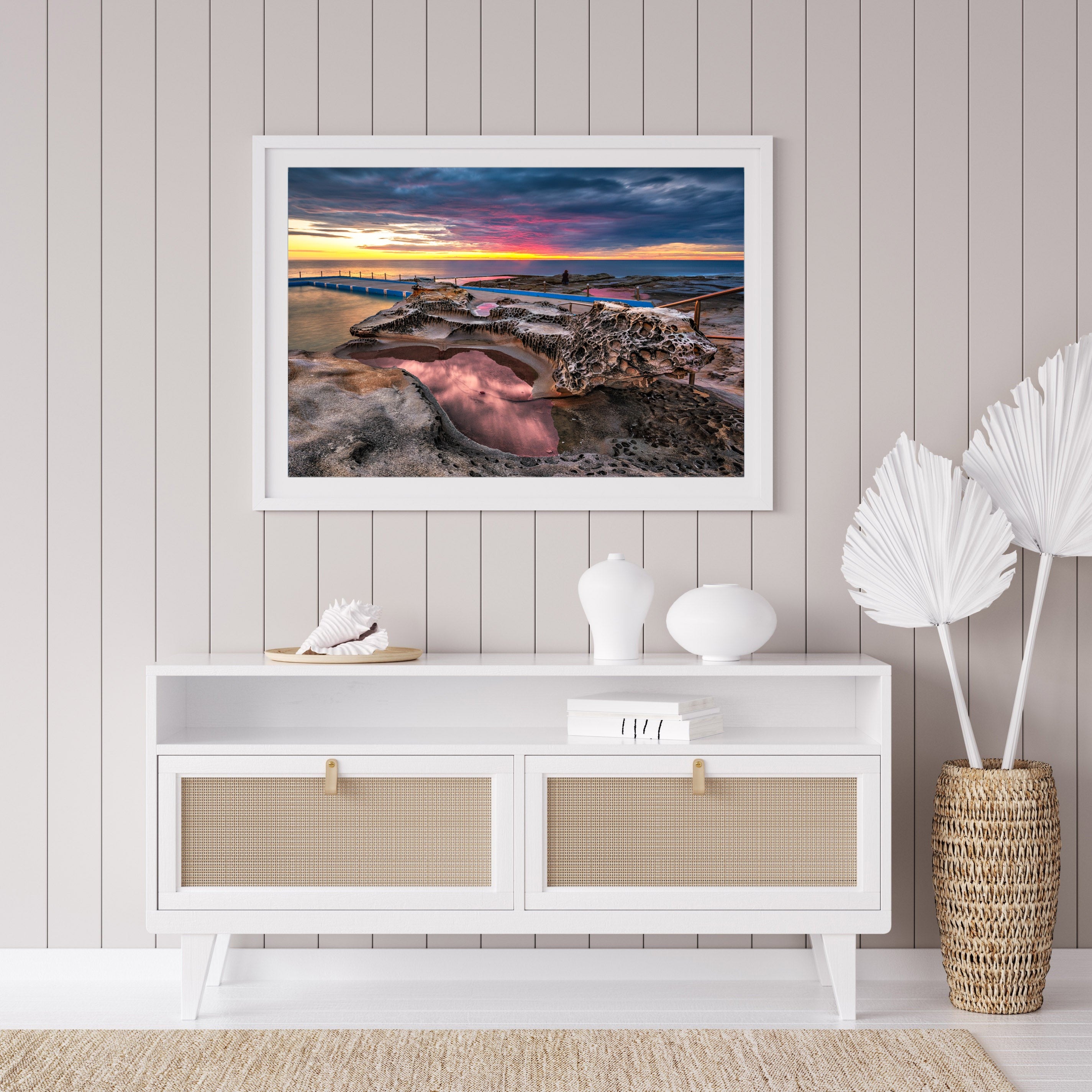 Moonscape, Dee Why Rock Pool print