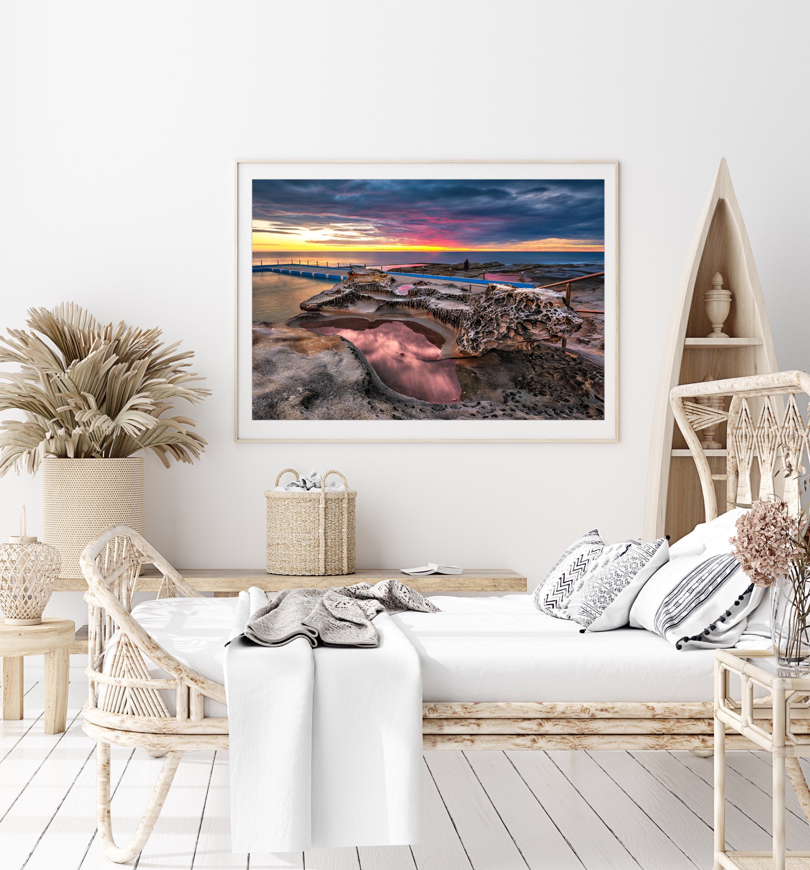Moonscape, Dee Why Rock Pool print