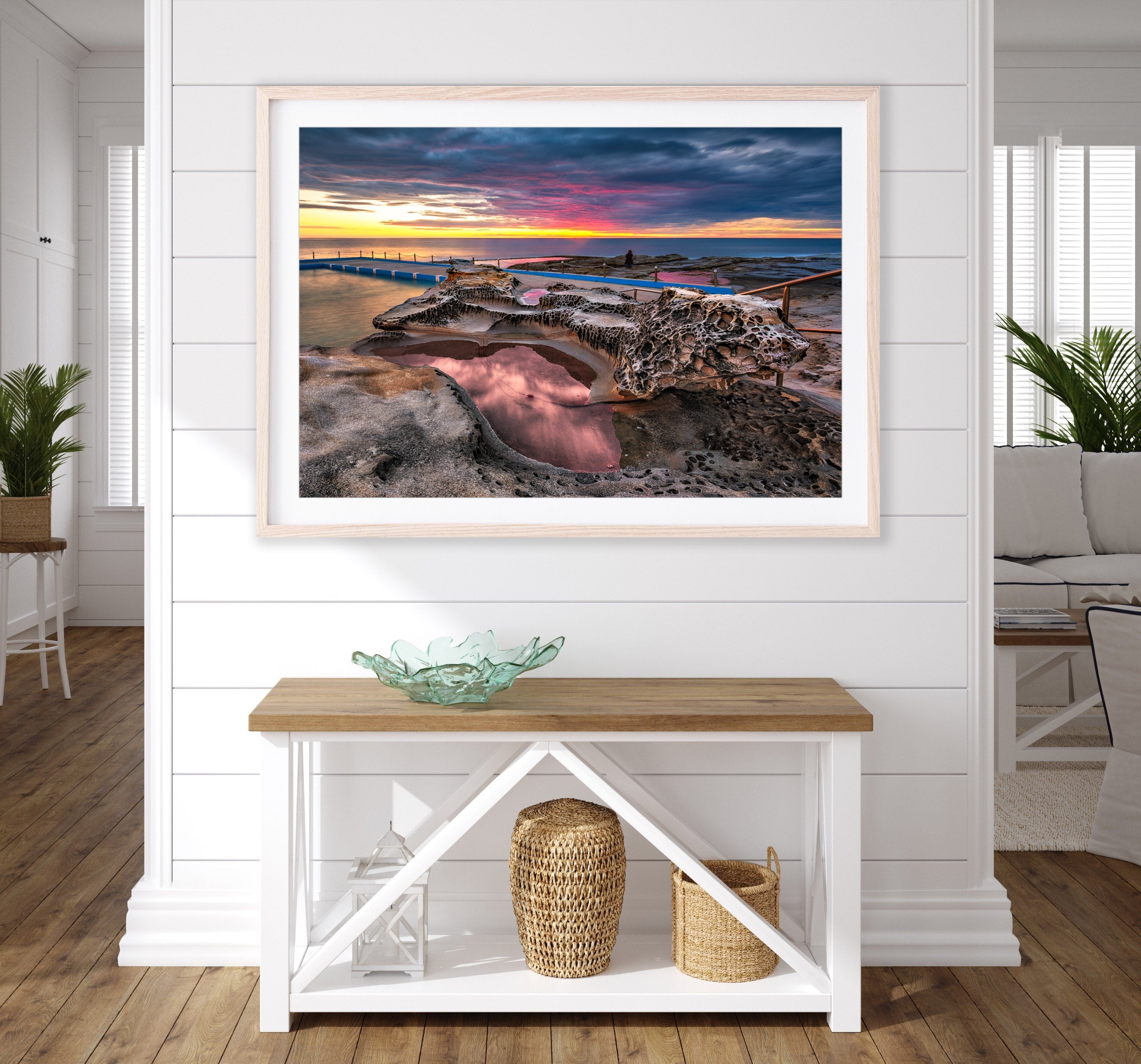 Moonscape, Dee Why Rock Pool print