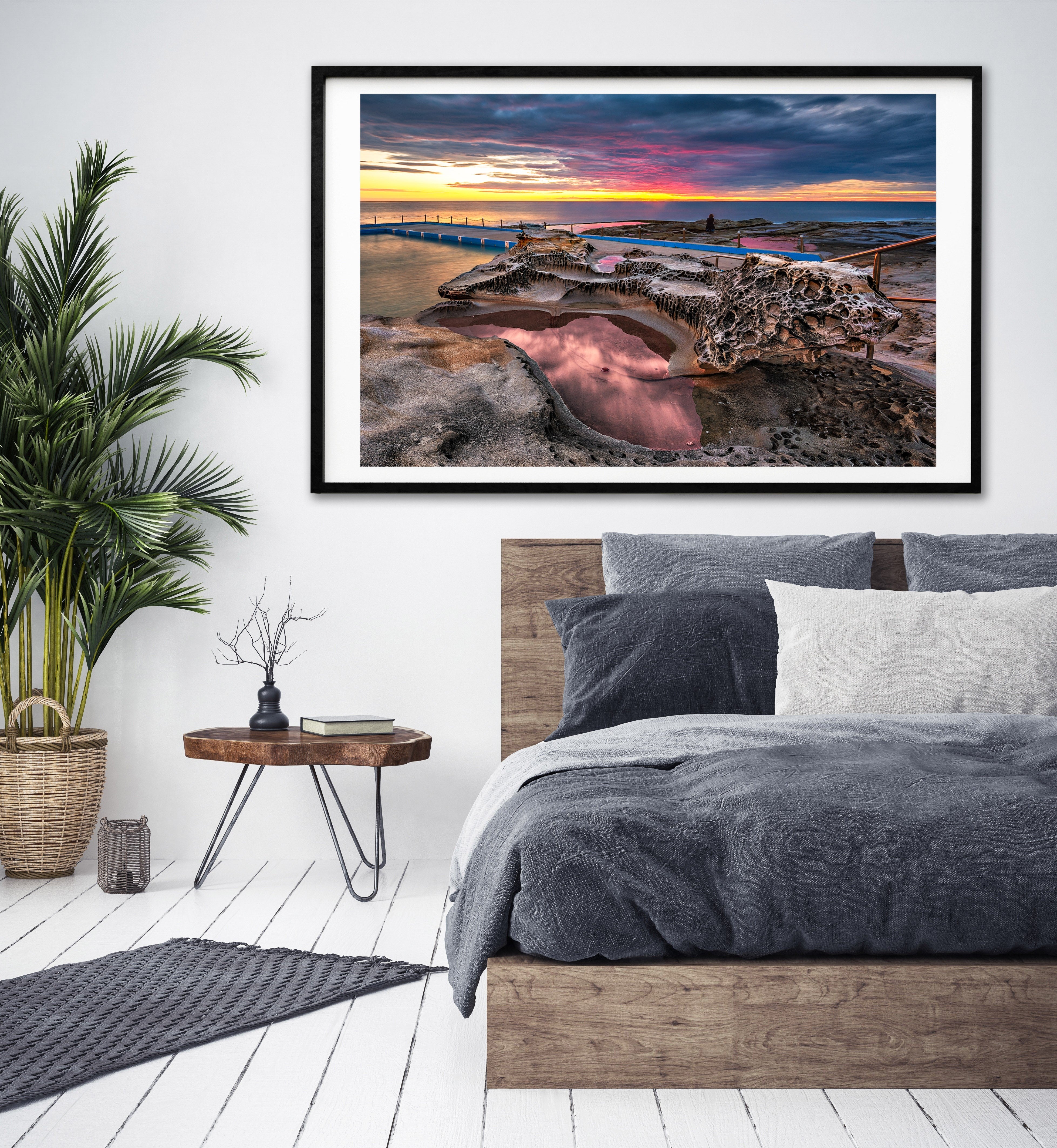 Moonscape, Dee Why Rock Pool print