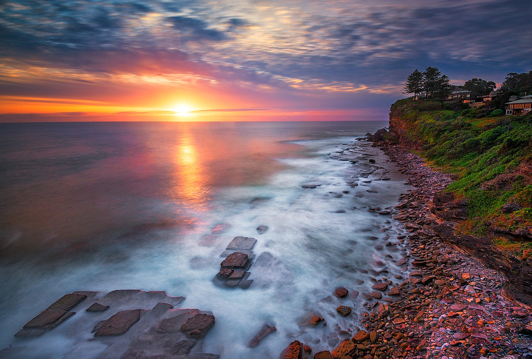 Morning Light, Avalon Rock Pool print
