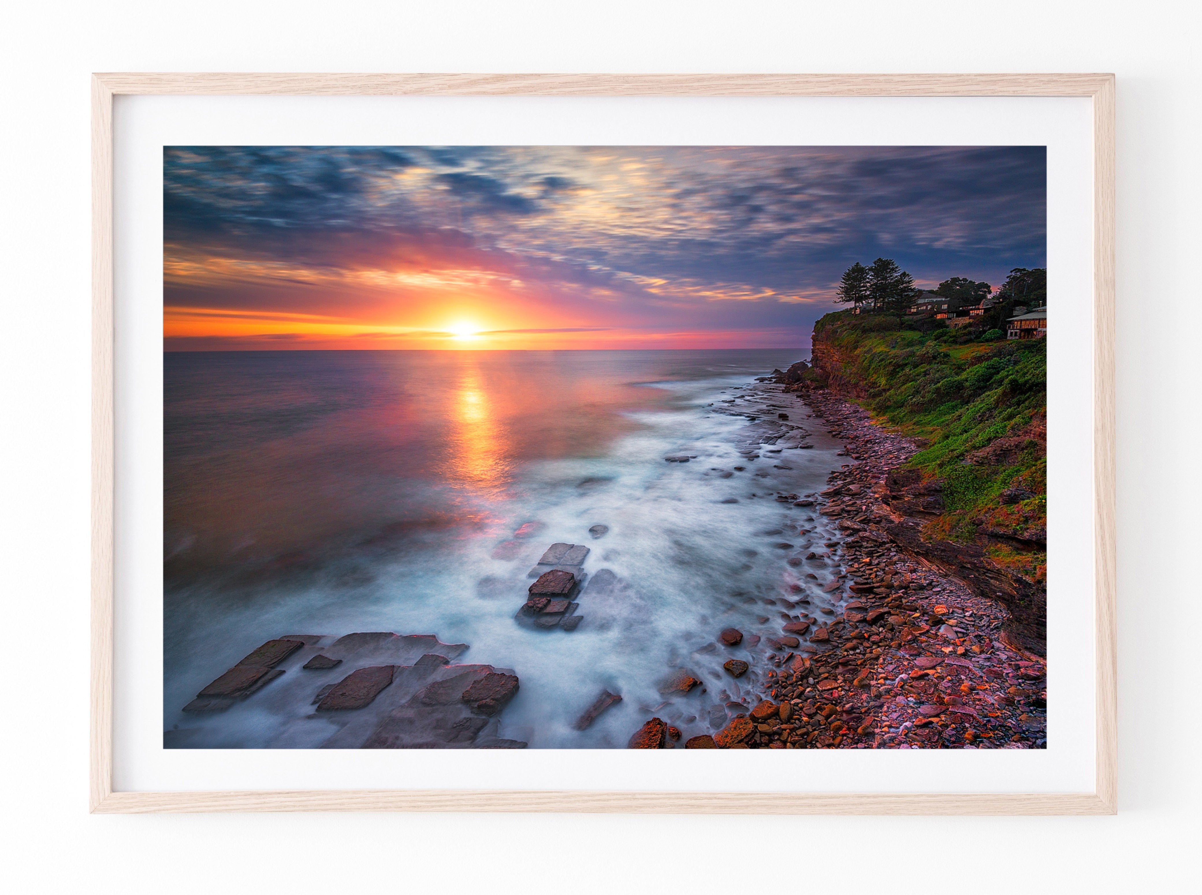 Morning Light, Avalon Rock Pool print