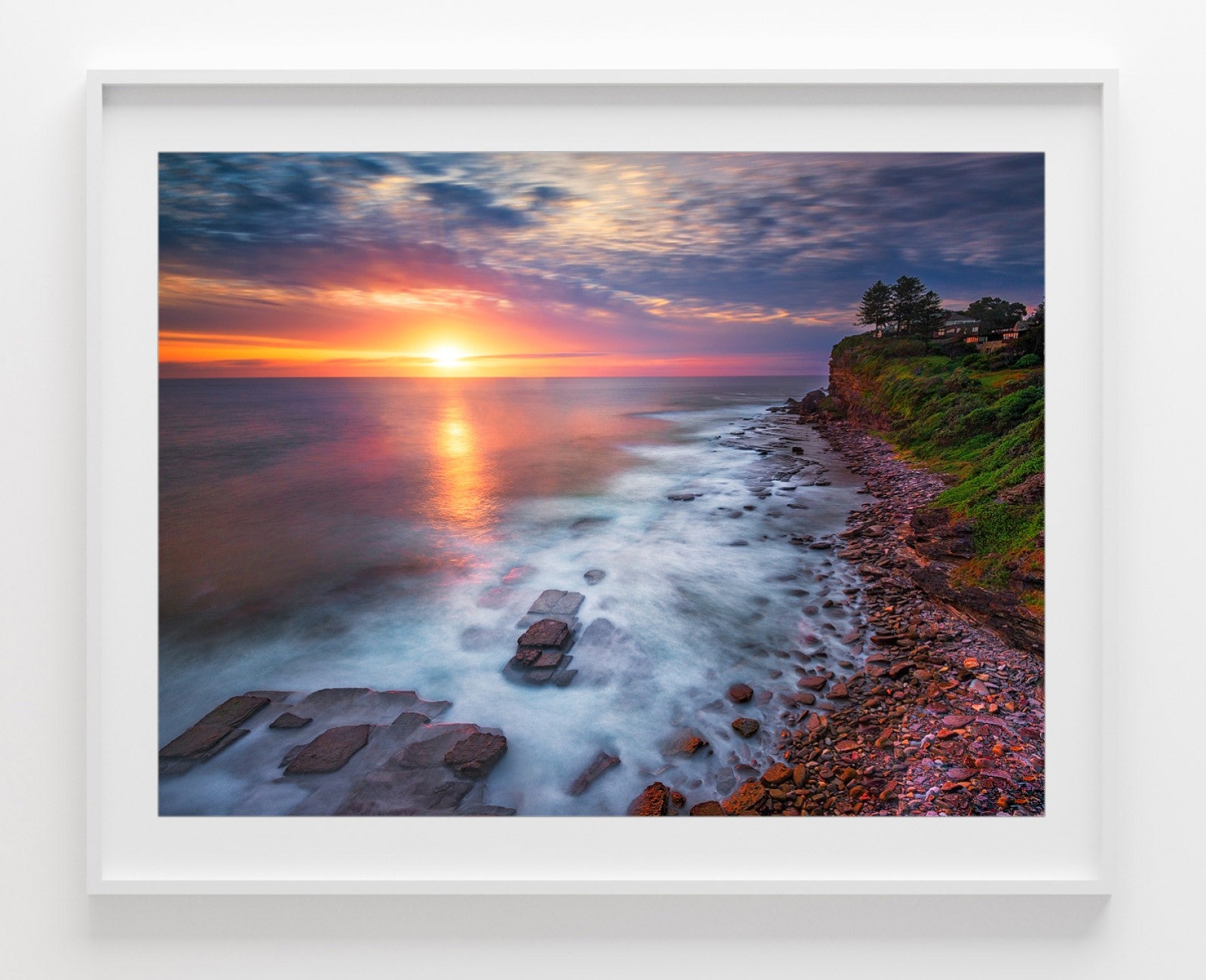 Morning Light, Avalon Rock Pool print