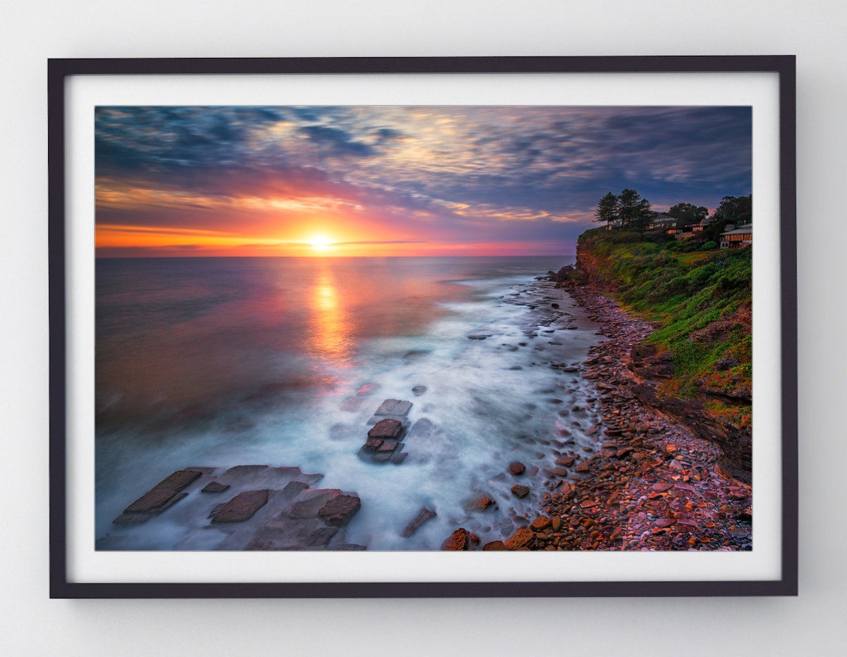 Morning Light, Avalon Rock Pool print