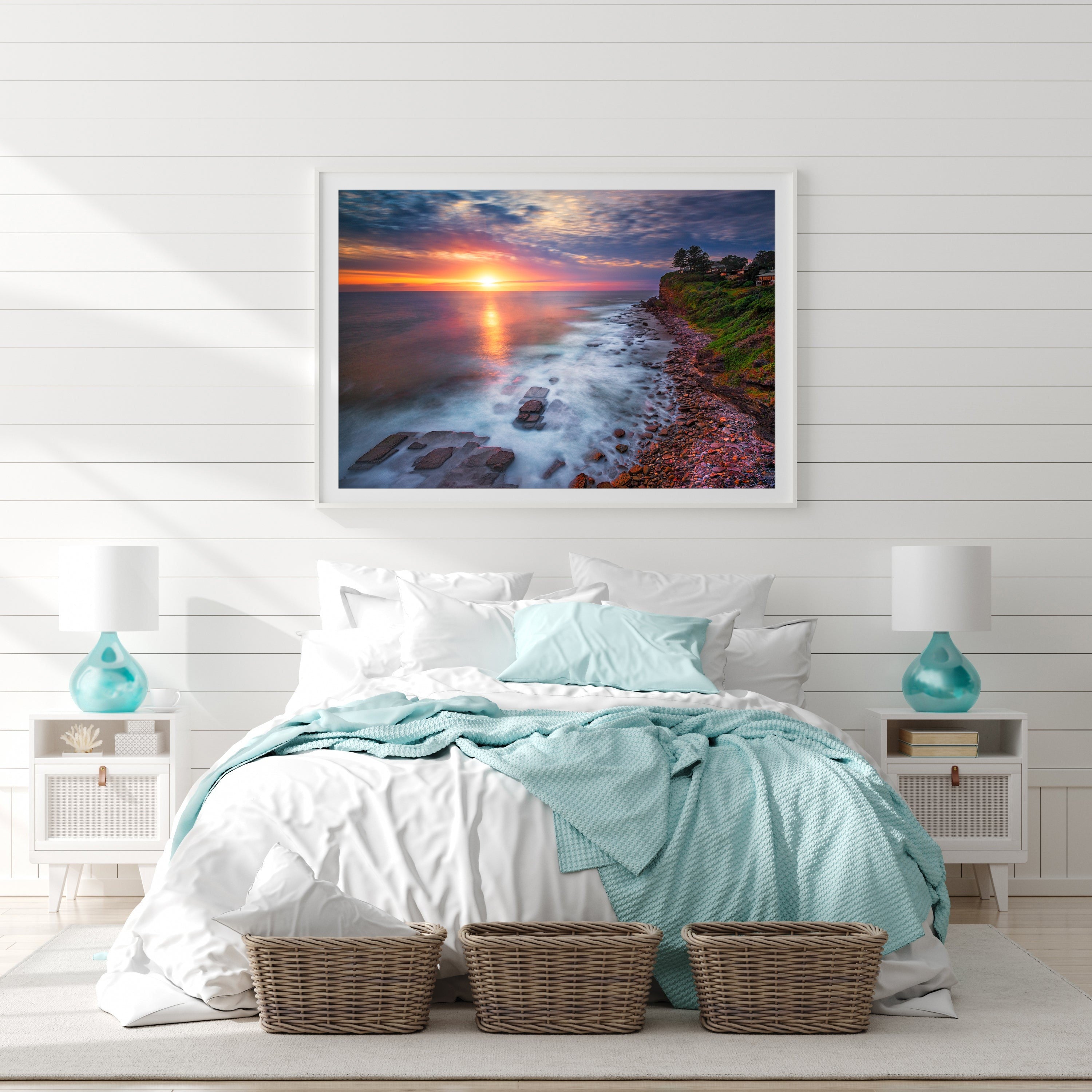 Morning Light, Avalon Rock Pool print