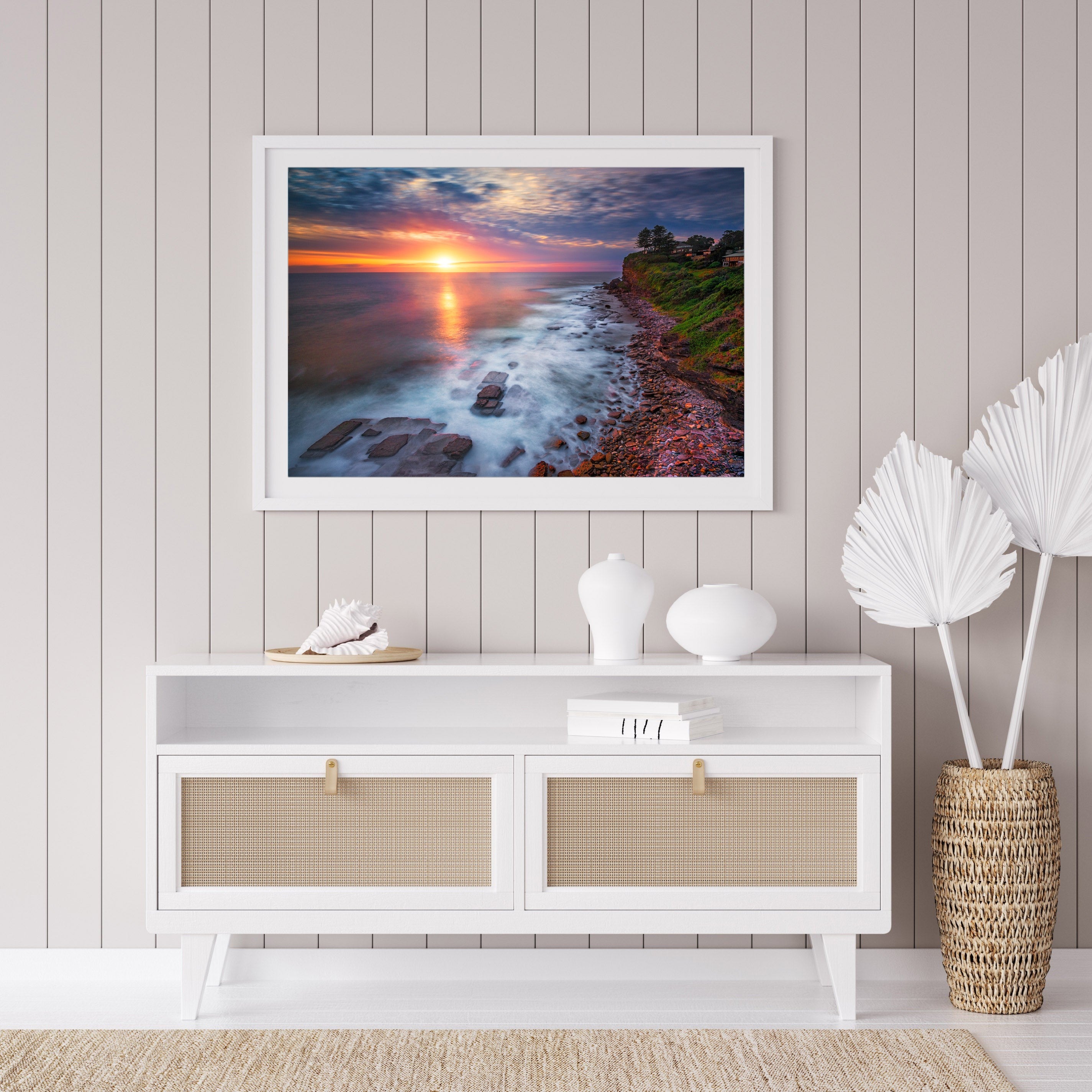 Morning Light, Avalon Rock Pool print