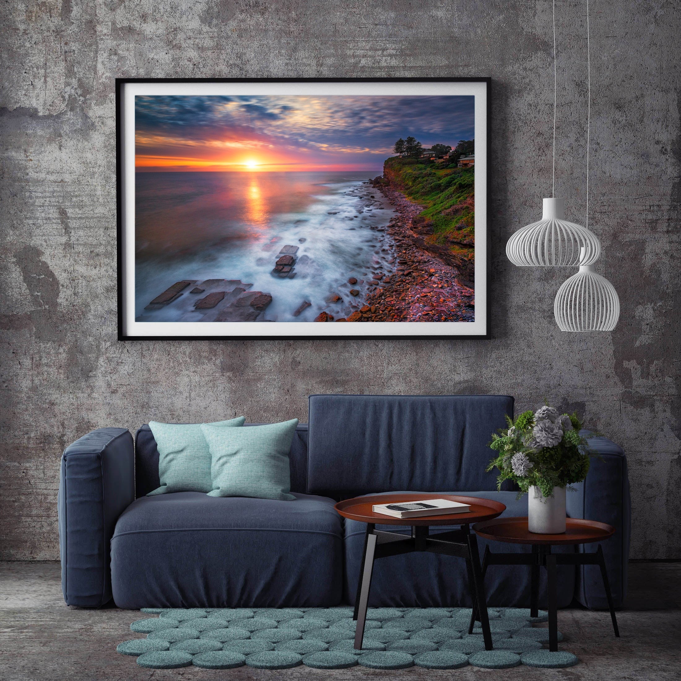 Morning Light, Avalon Rock Pool print