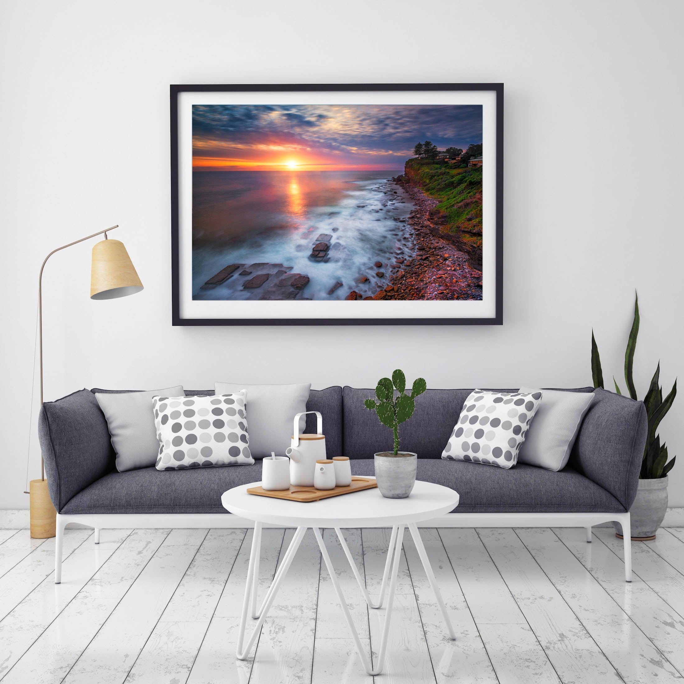 Morning Light, Avalon Rock Pool print