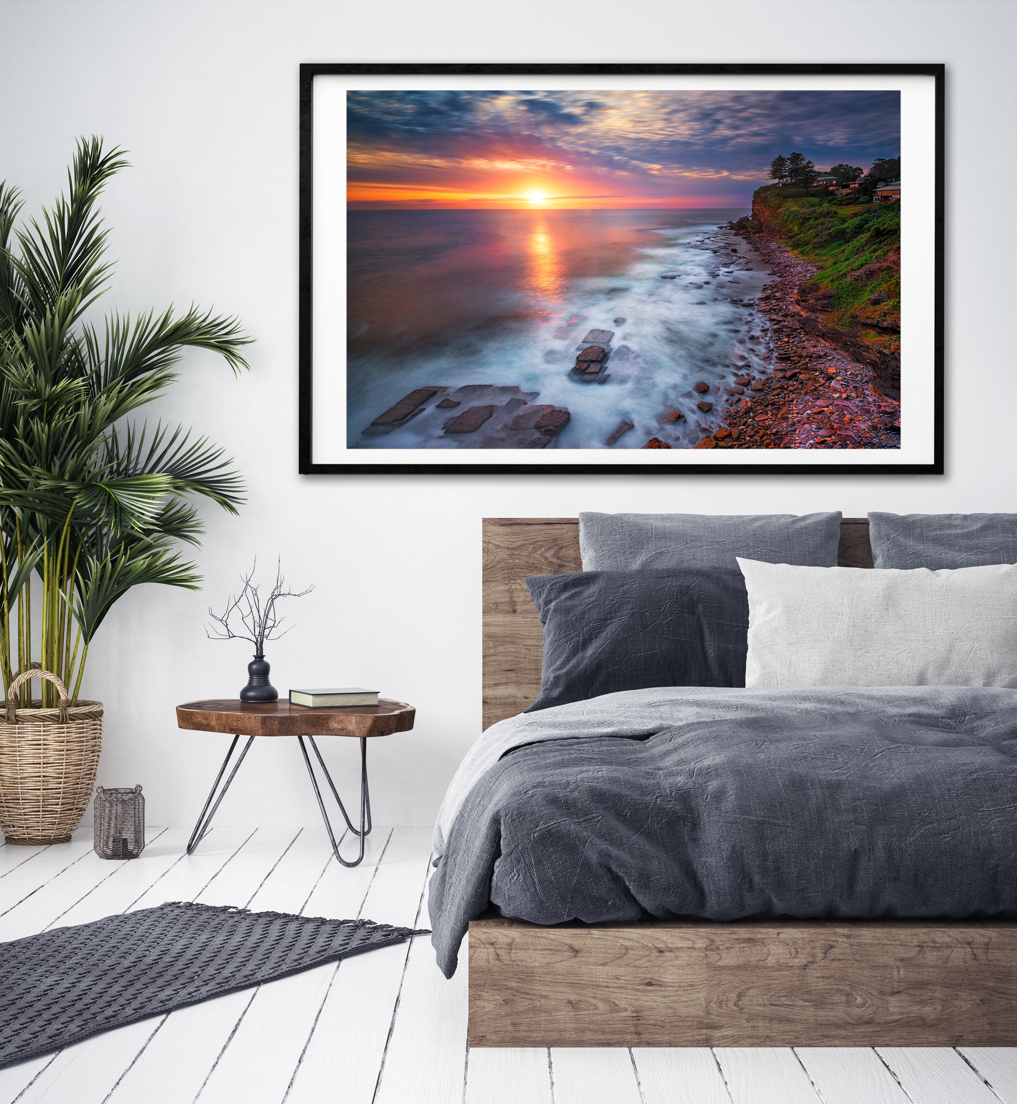 Morning Light, Avalon Rock Pool print