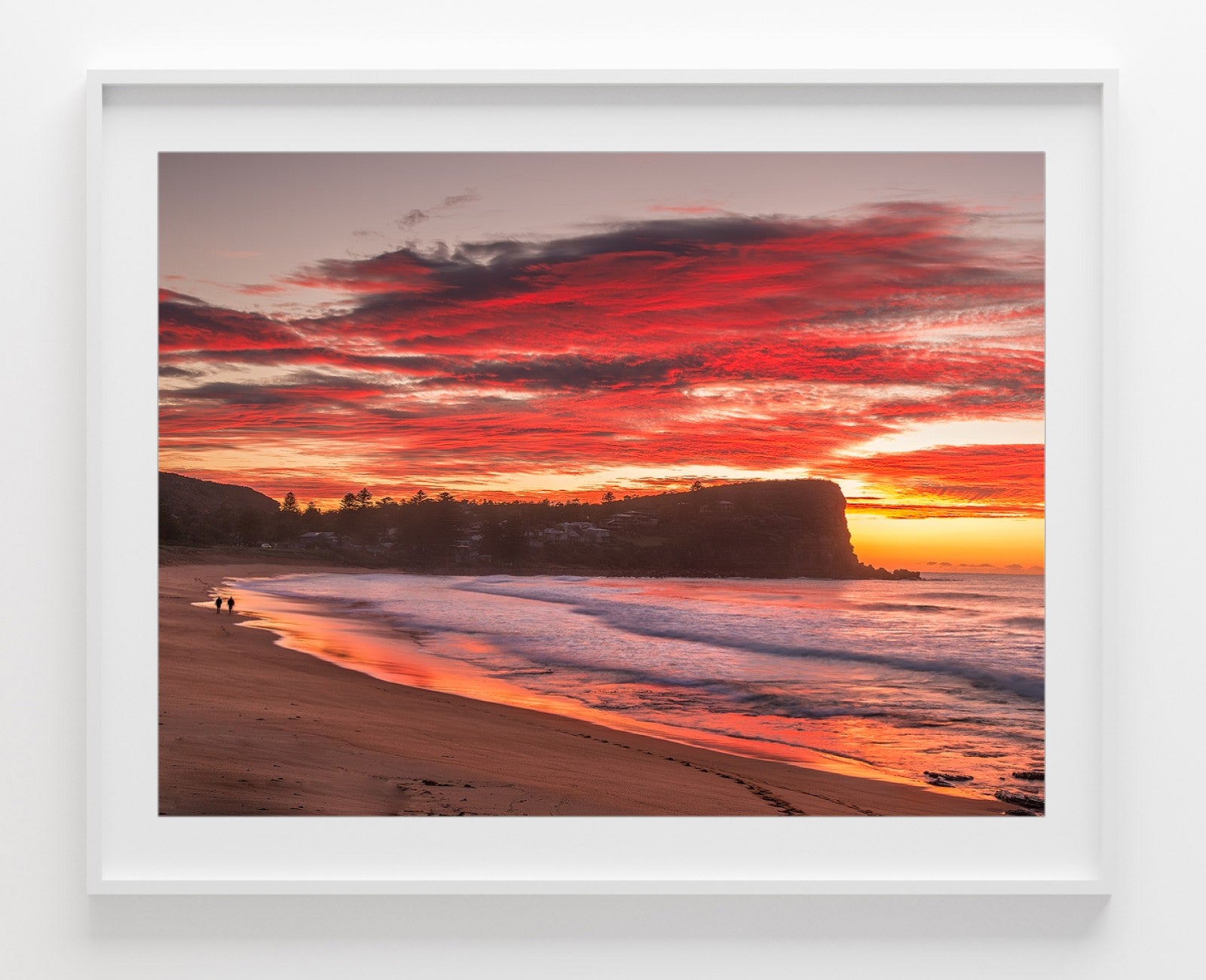 Morning Walk, Avalon Rock Pool print