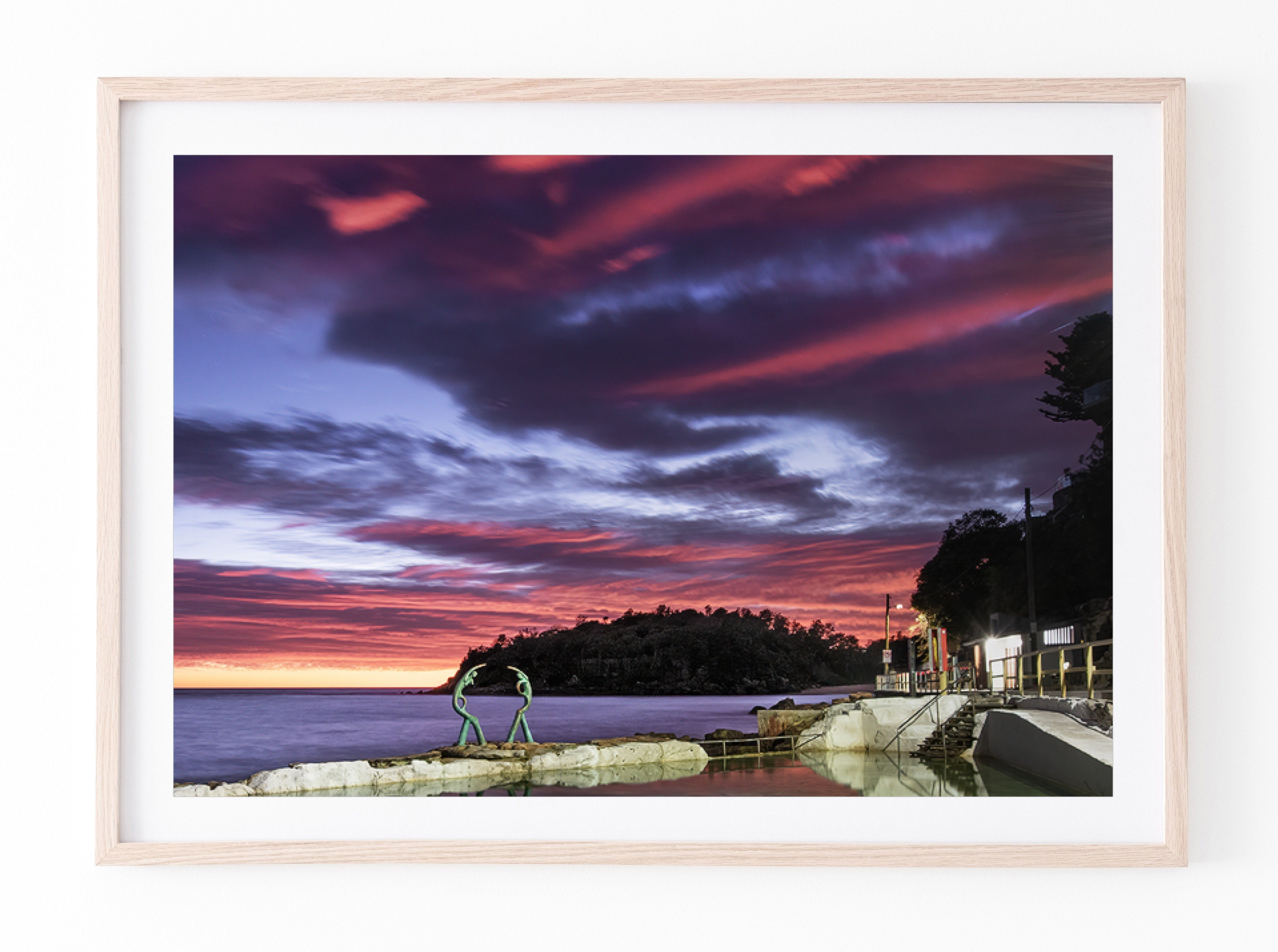 Peaceful, Manly print