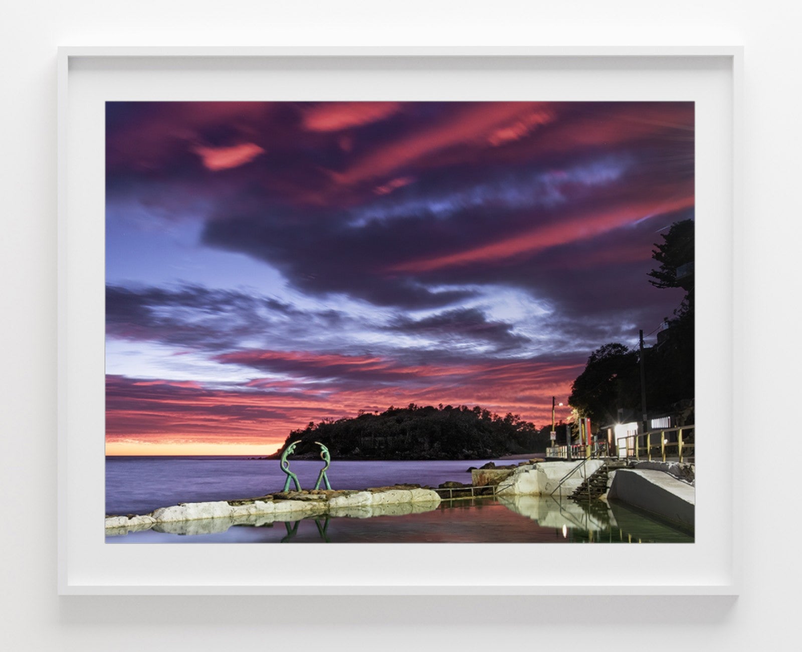 Peaceful, Manly print