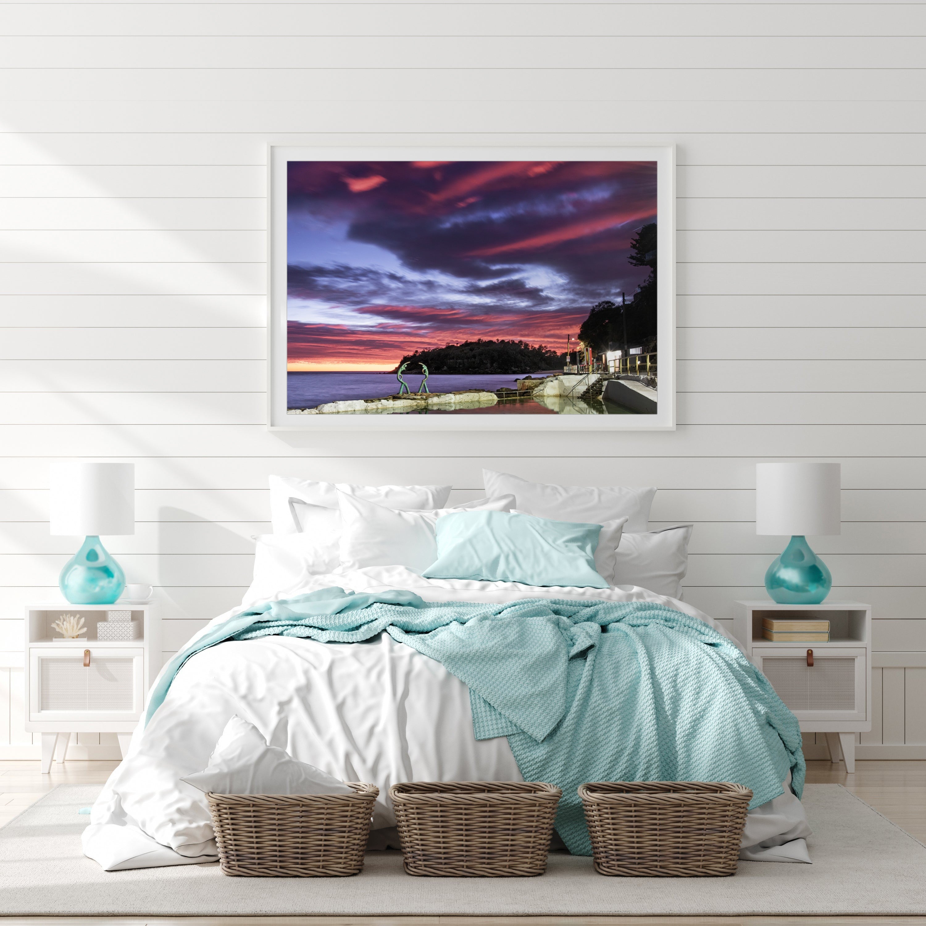 Peaceful, Manly print