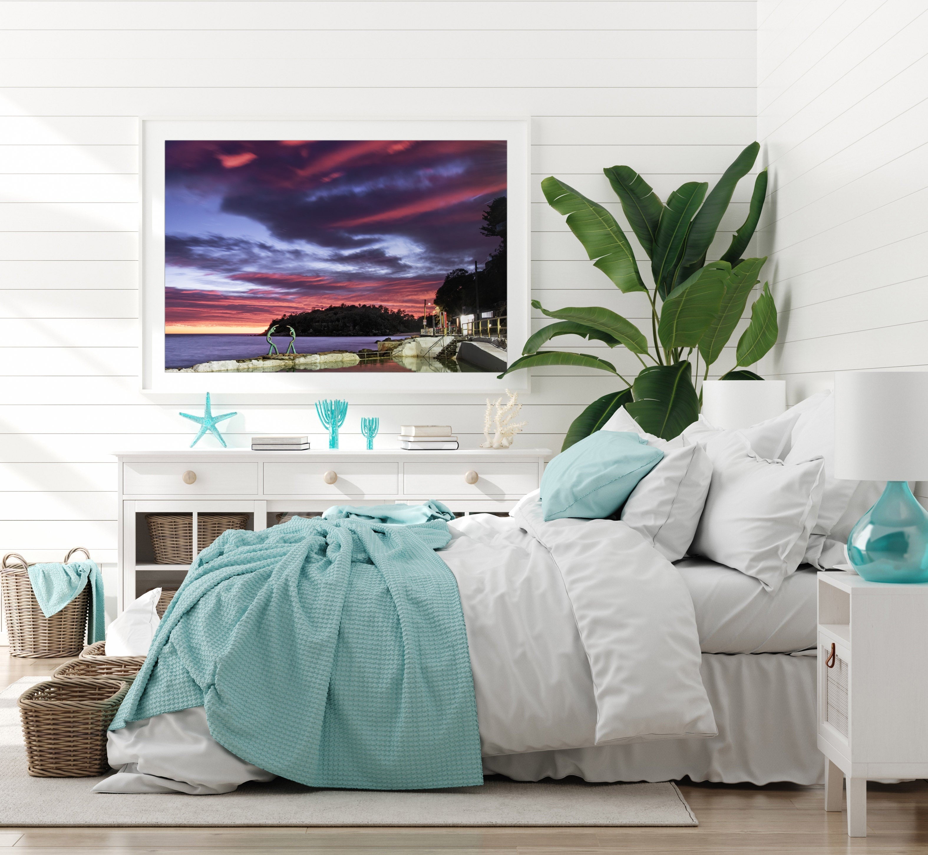 Peaceful, Manly print