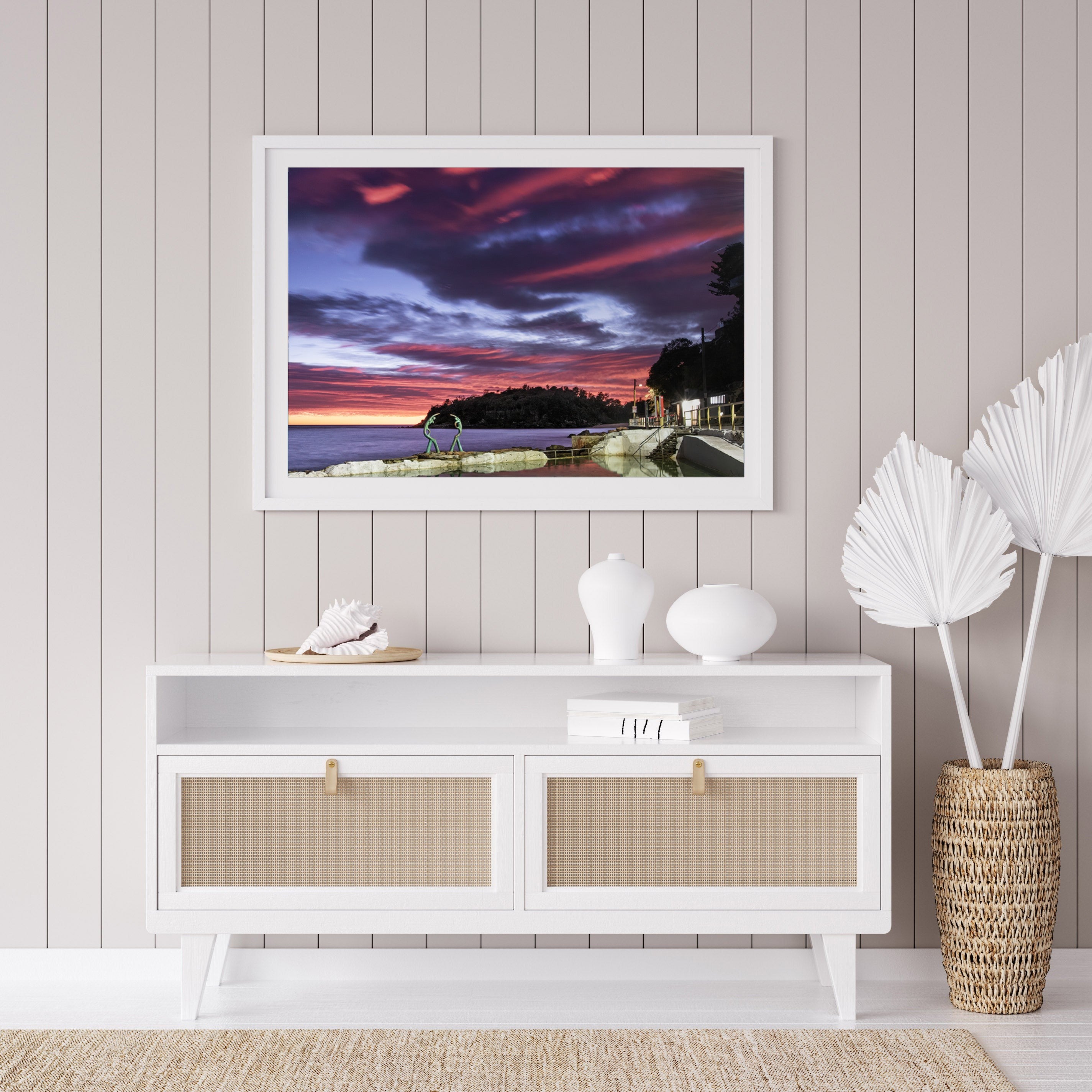 Peaceful, Manly print