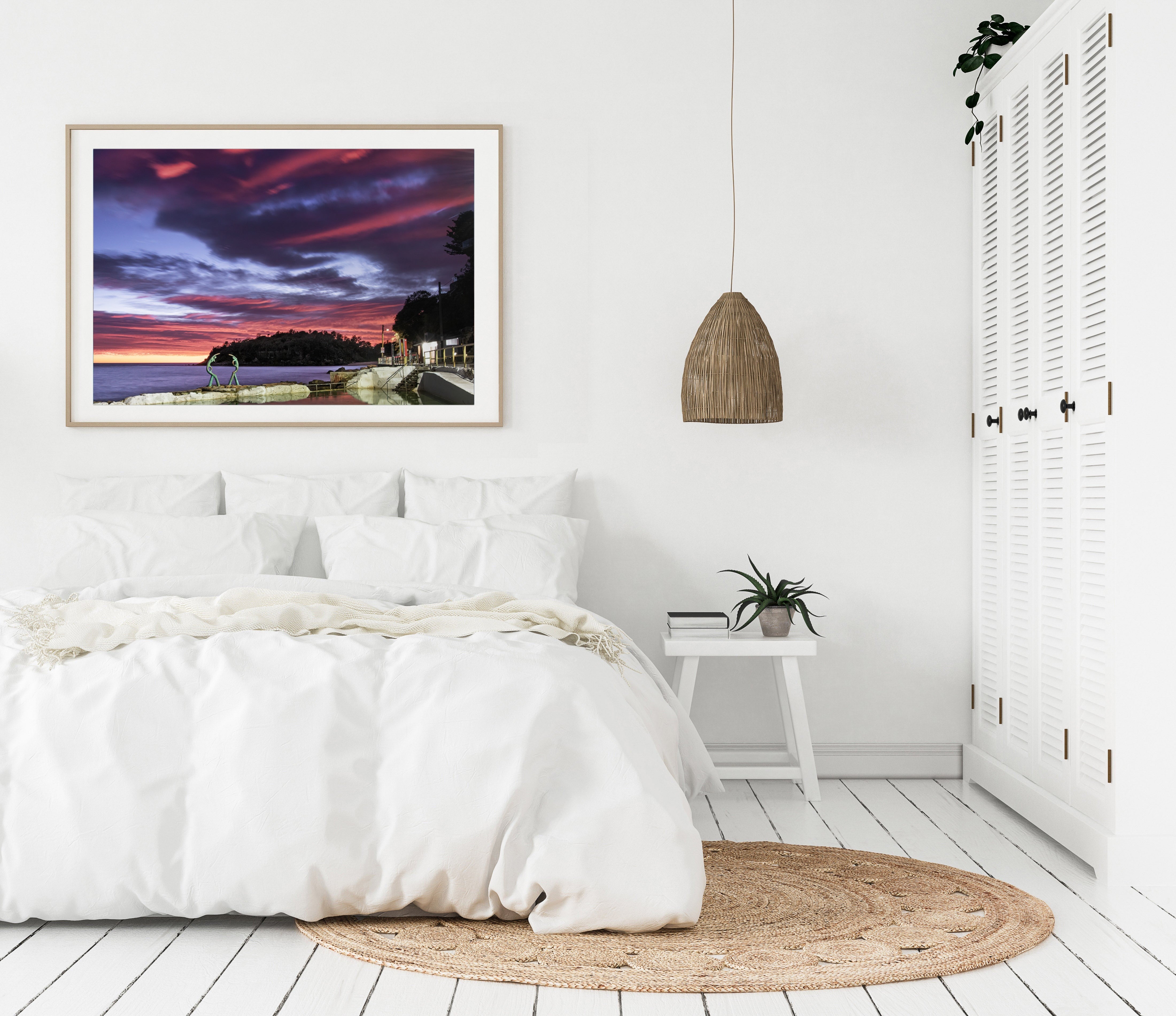 Peaceful, Manly print