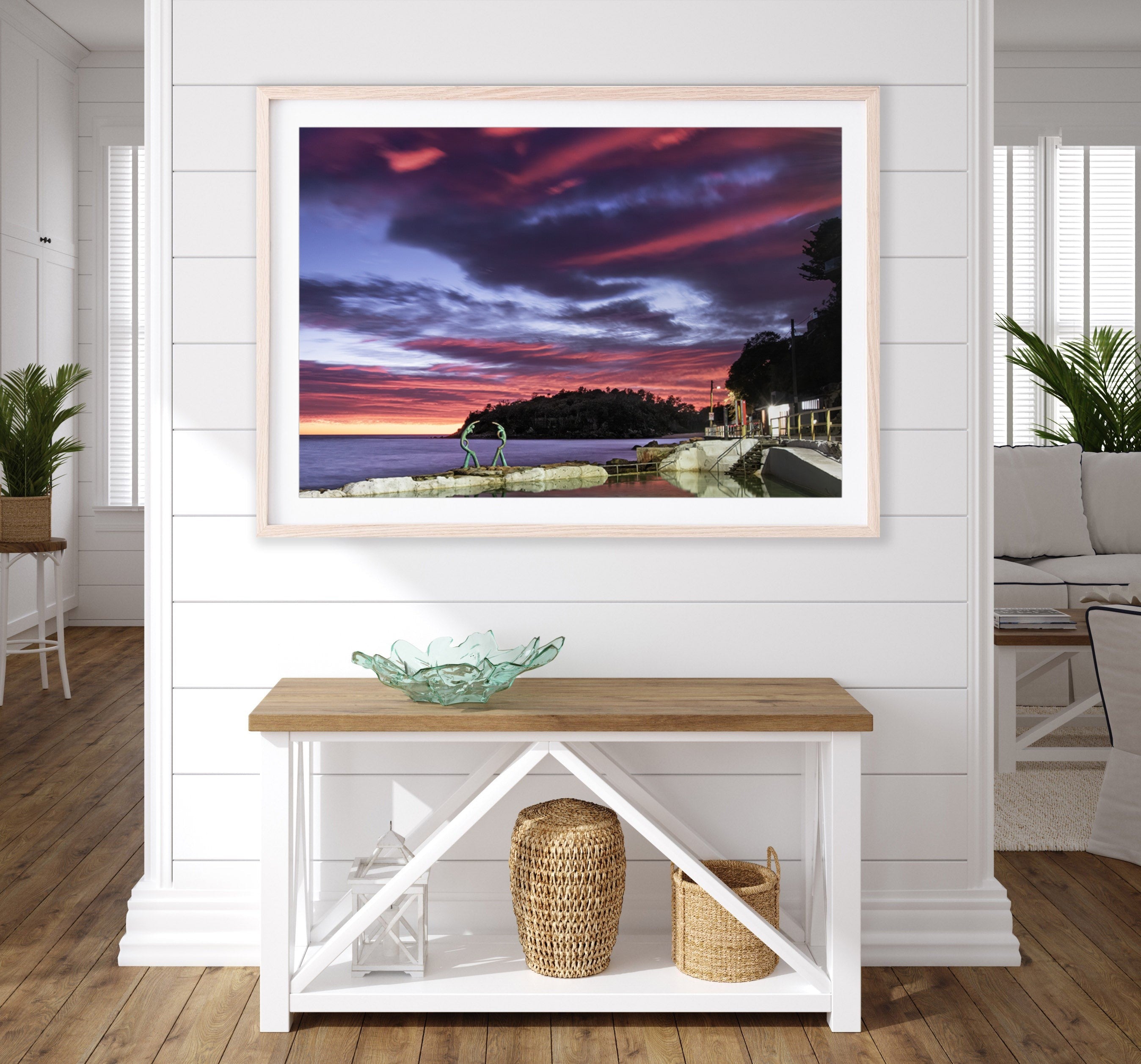 Peaceful, Manly print