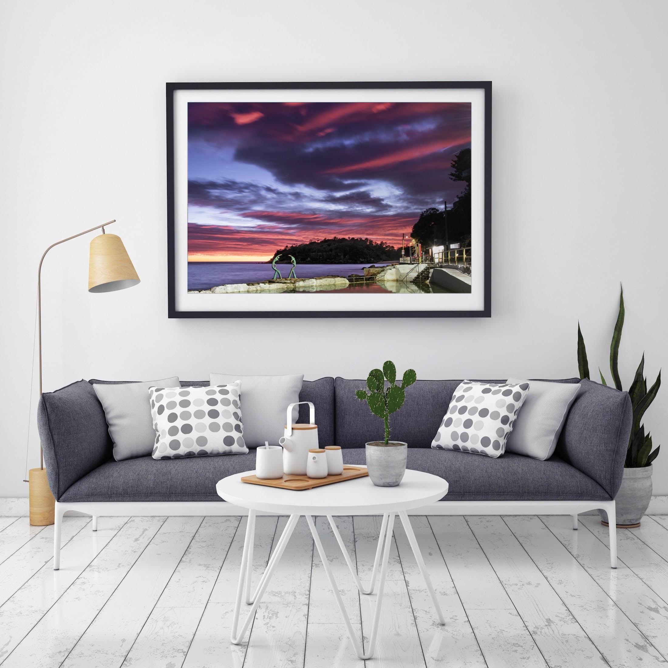 Peaceful, Manly print