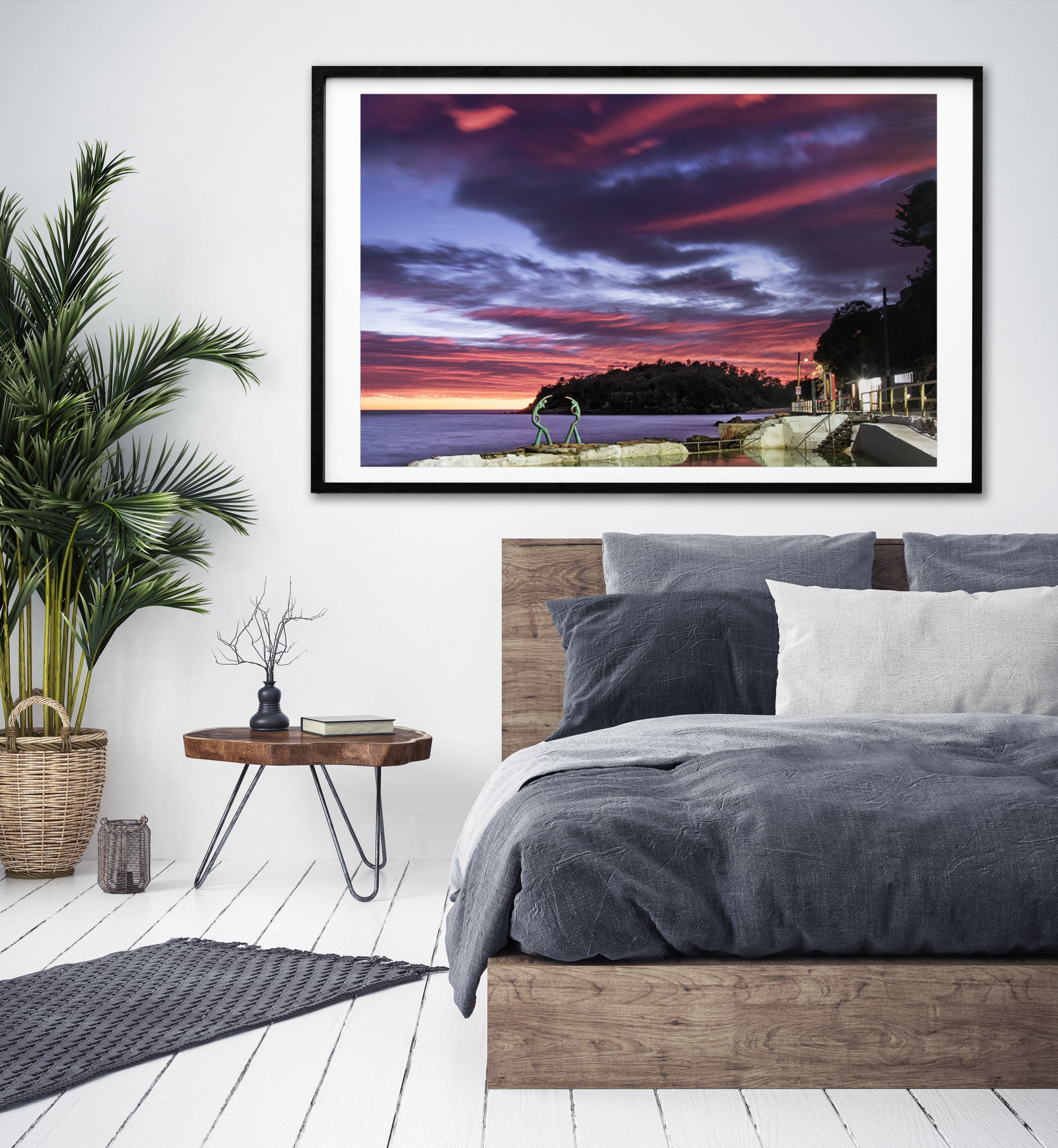 Peaceful, Manly print