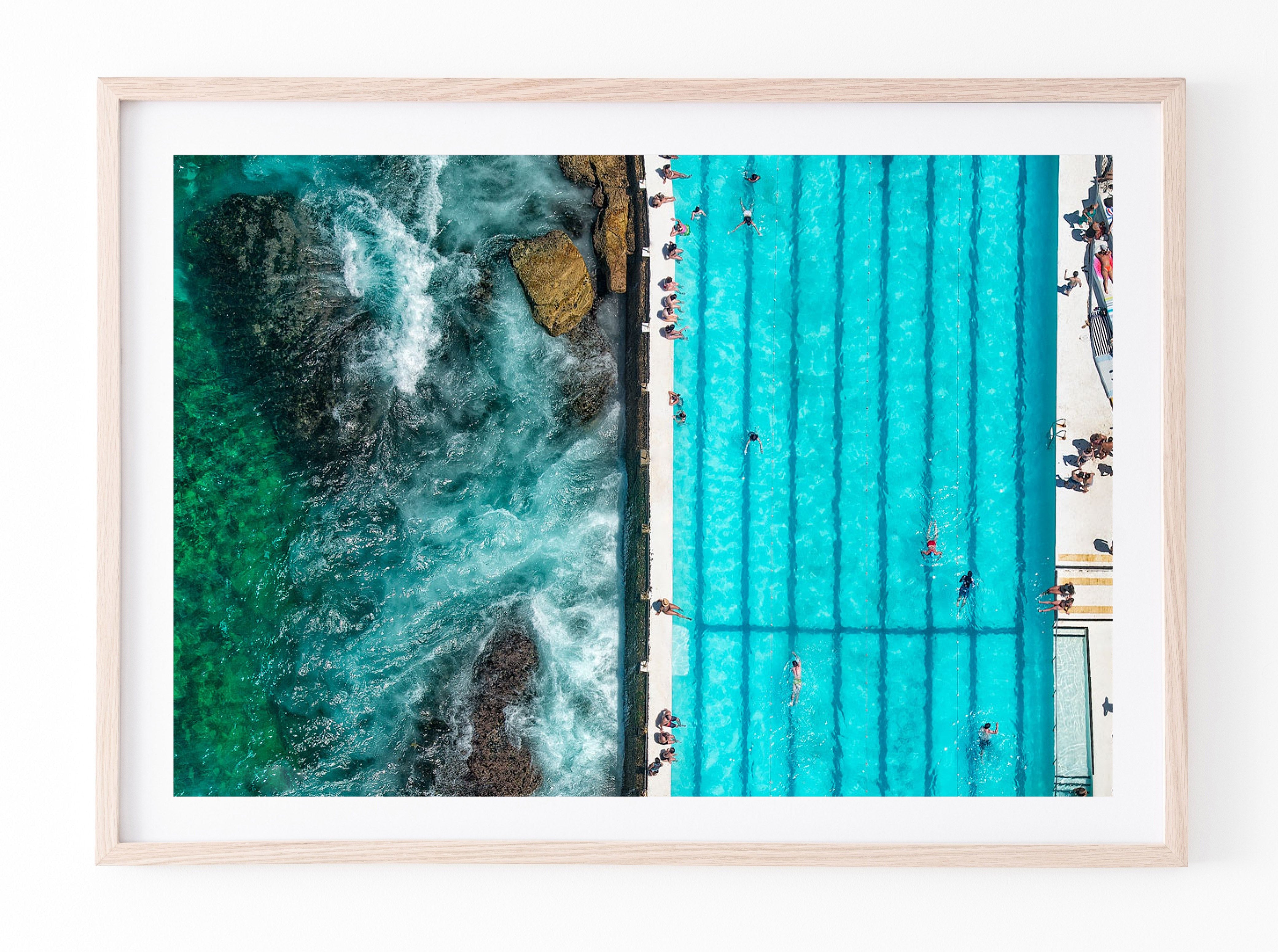 People, Bondi Beach print