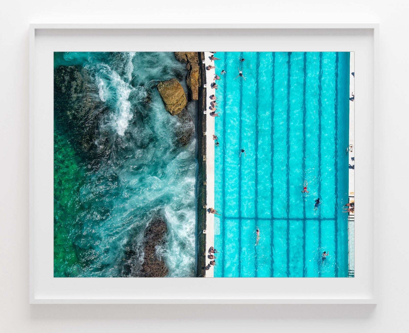People, Bondi Beach print