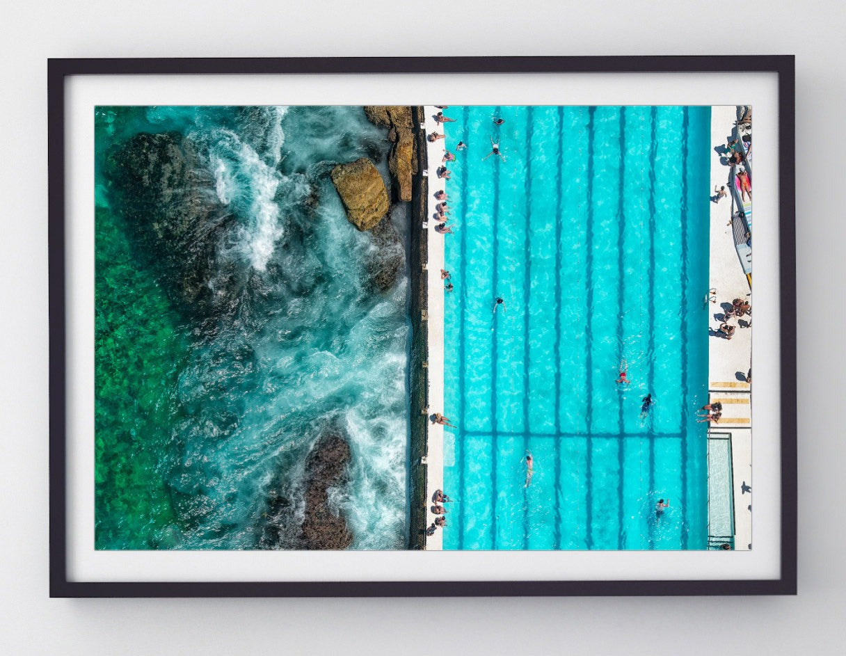 People, Bondi Beach print