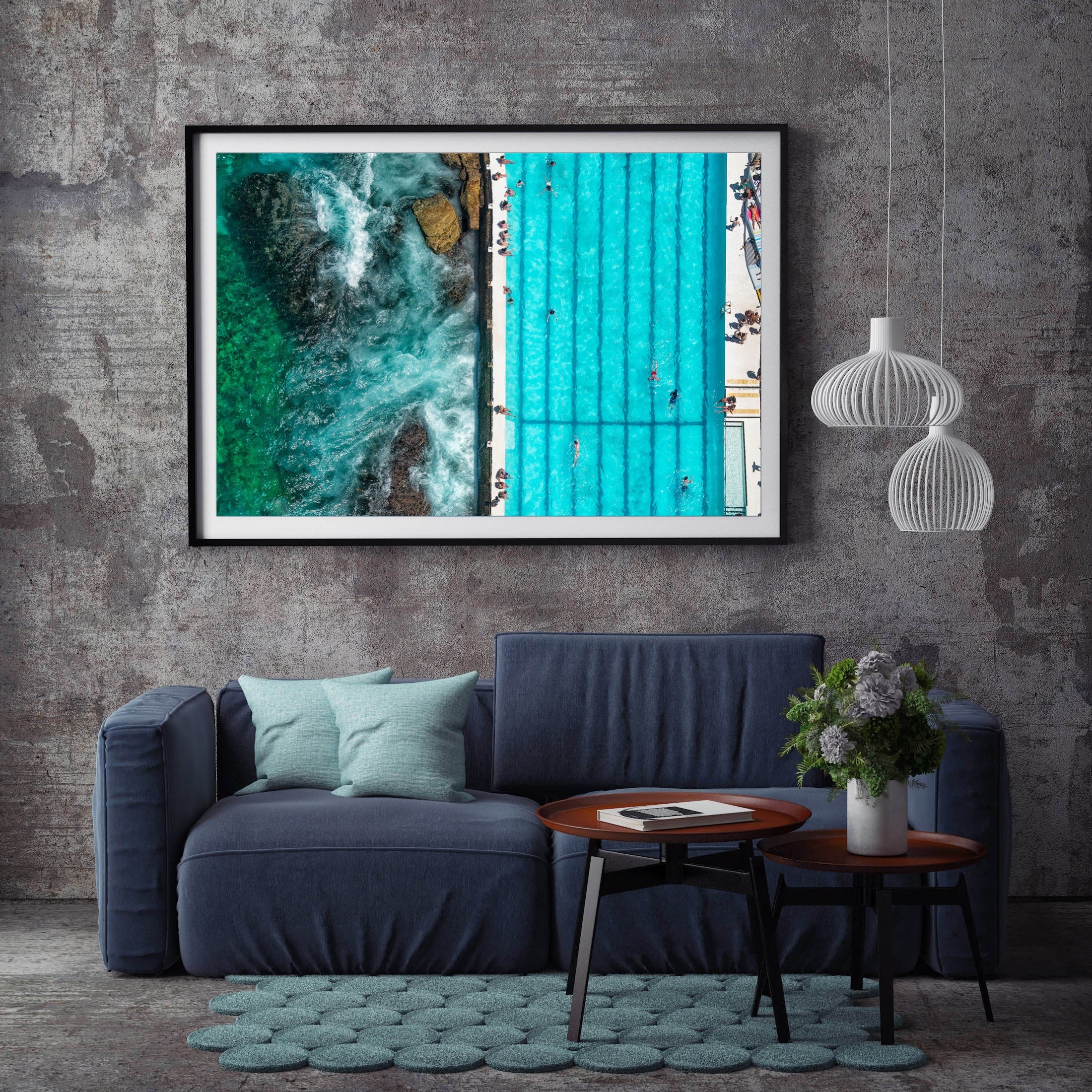 People, Bondi Beach print