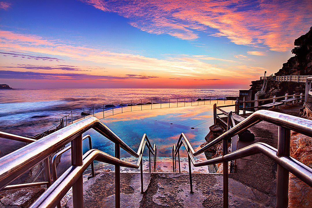 Pink Diamond, Bronte Baths print
