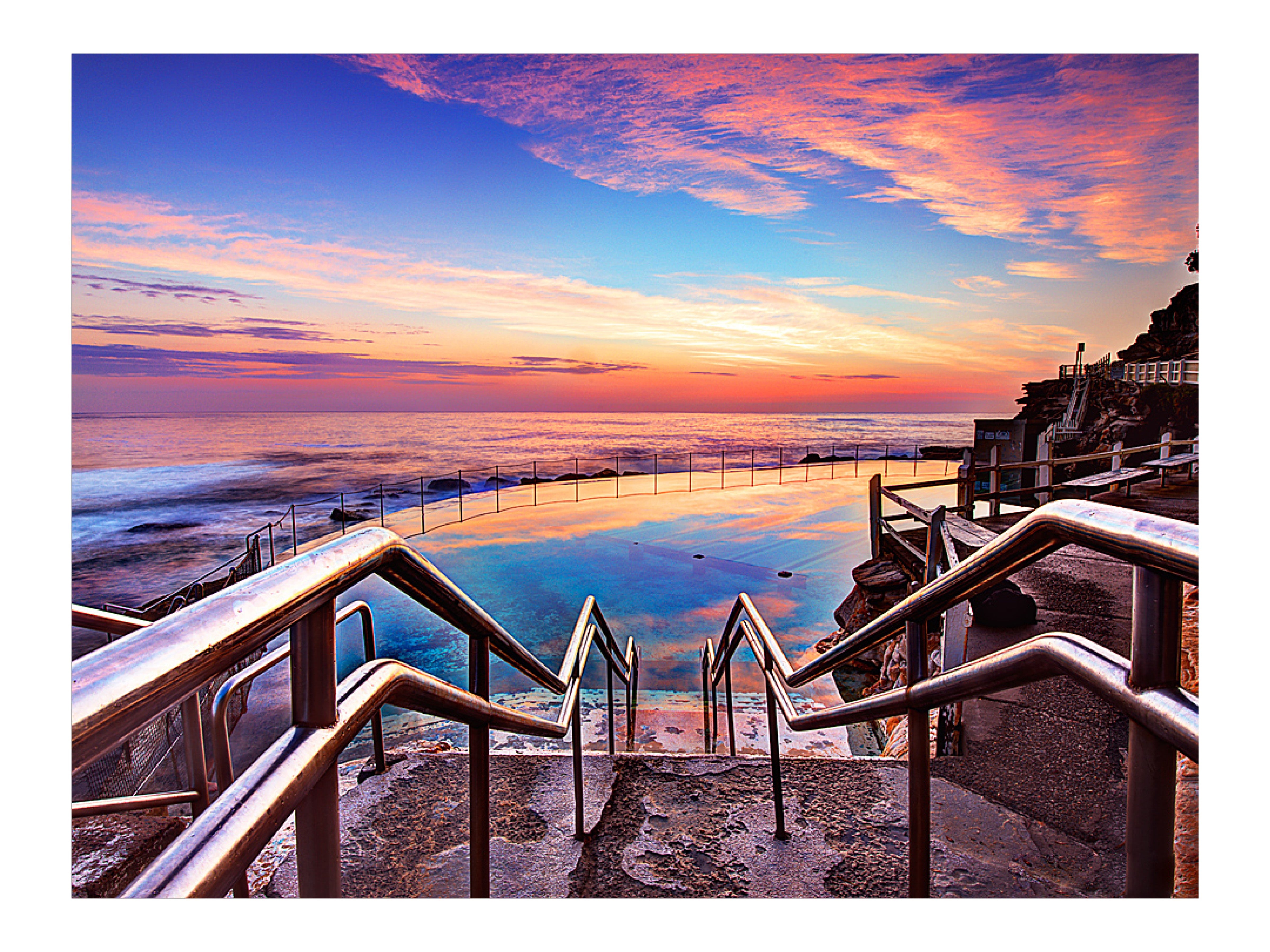Pink Diamond, Bronte Baths print