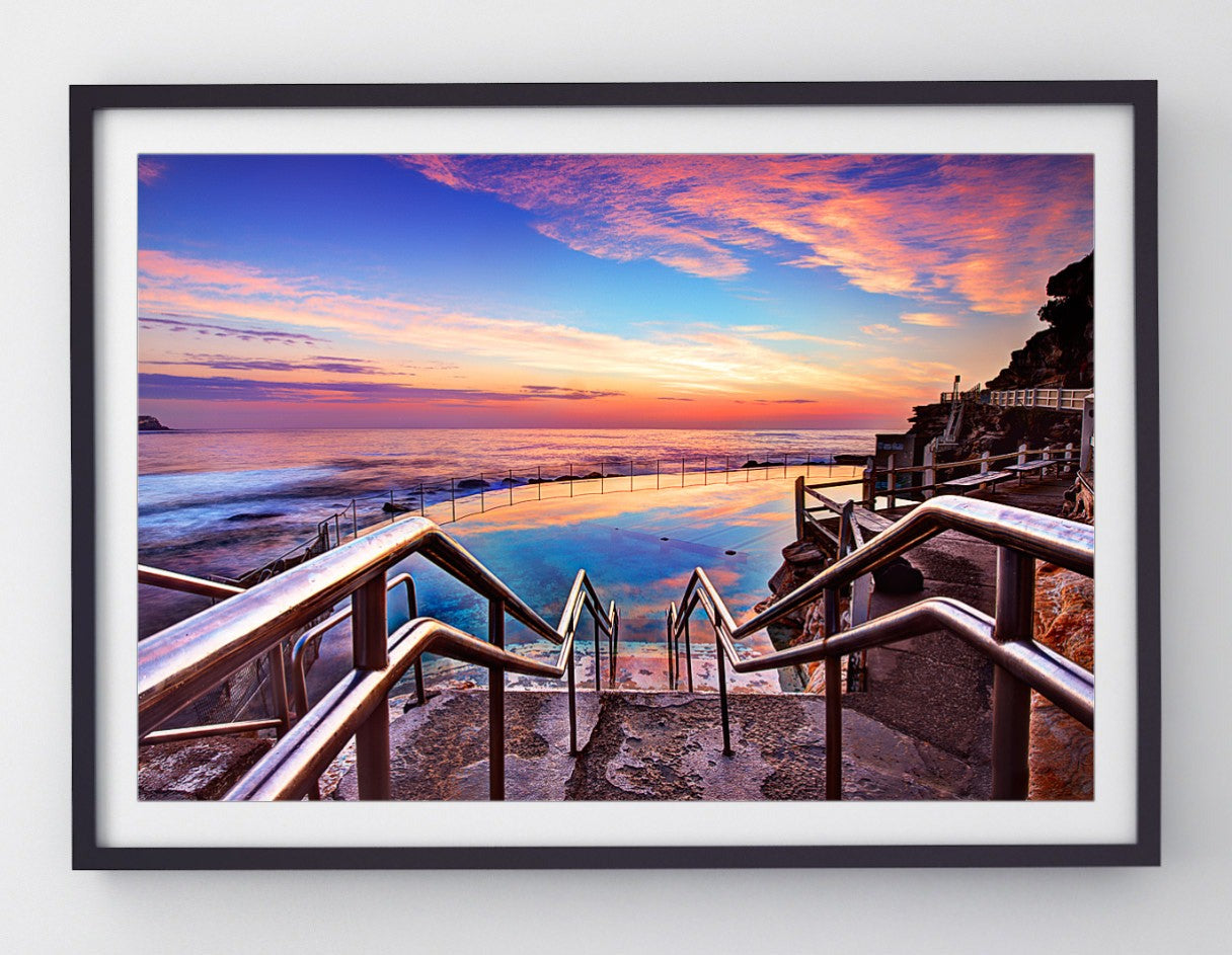 Pink Diamond, Bronte Baths print