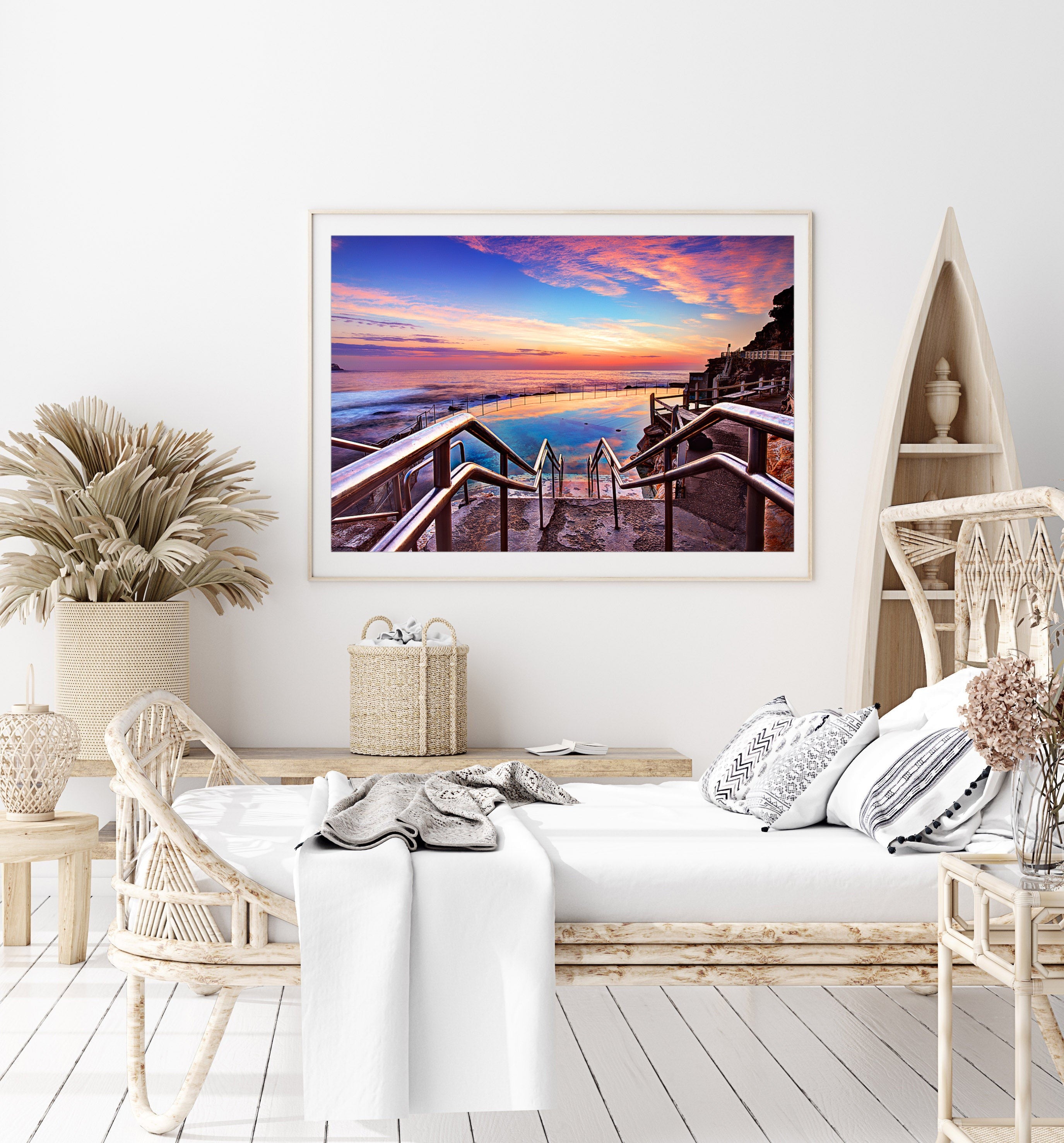 Pink Diamond, Bronte Baths print
